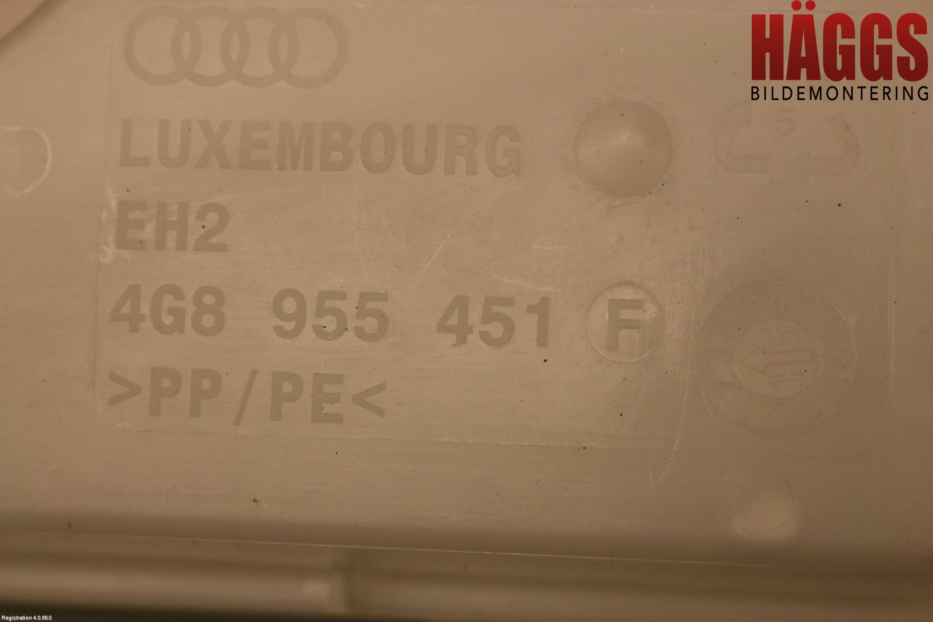 Audi A6/S6 4G 11-18 Spolartank Vindruta-Strål