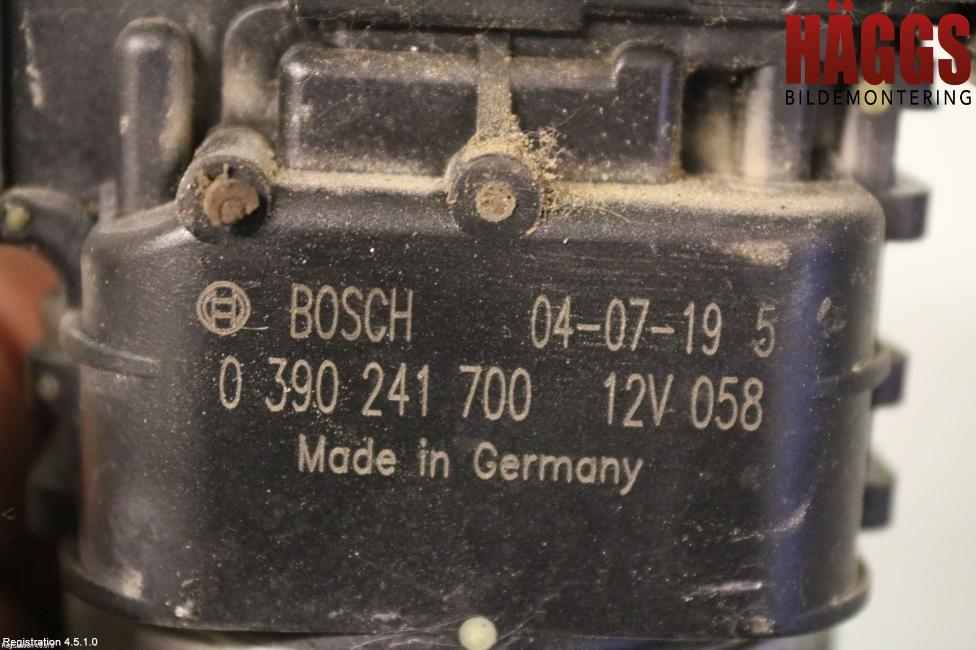 Citroen C5     05-08 Torkarmotor Vindruta