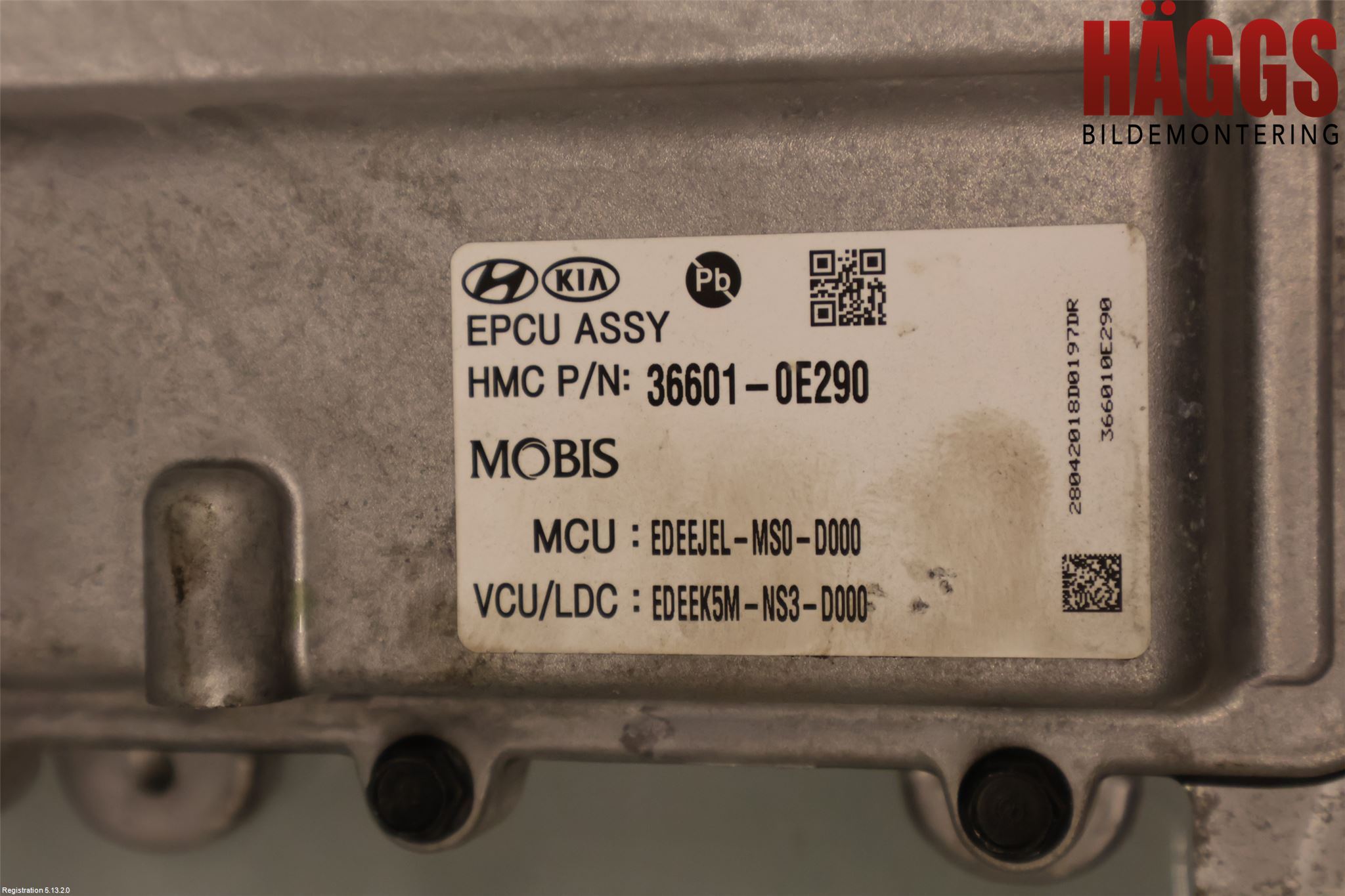 Kia NIRO (DE) 17-22 Batteriladdare Högspänning