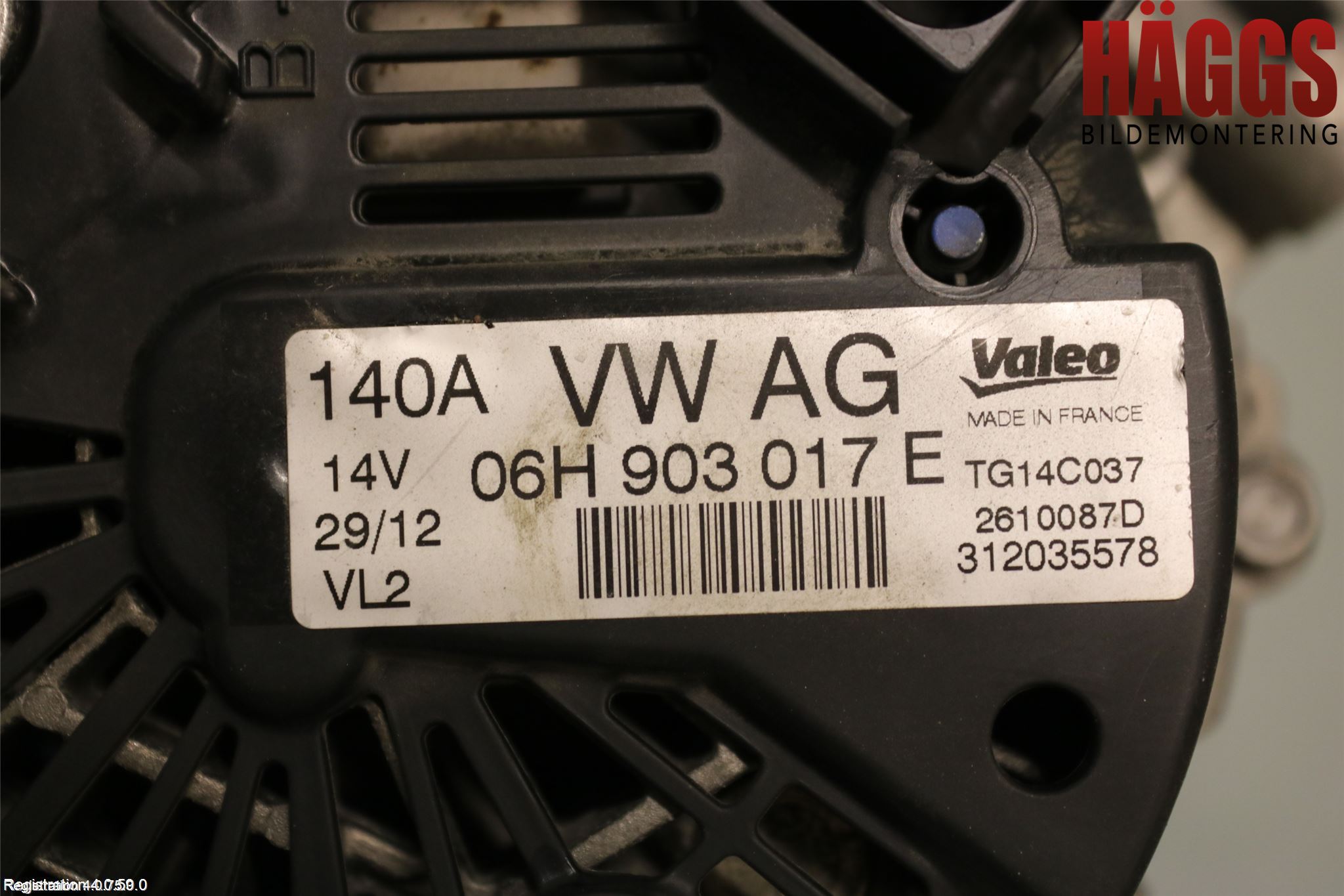 Volkswagen VW PASSAT 11-14 Generator