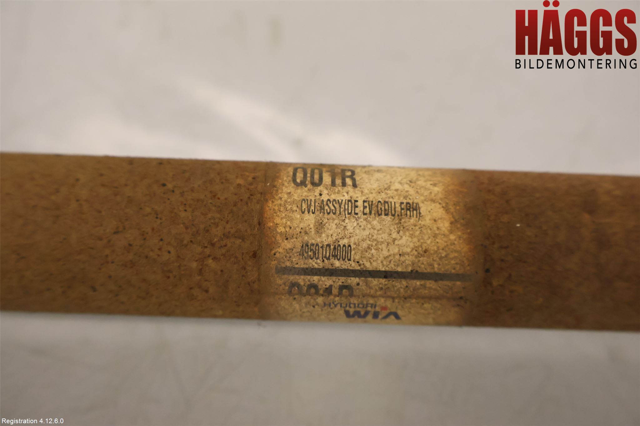 Kia NIRO (DE) 17-22 Drivaxel Fram Höger