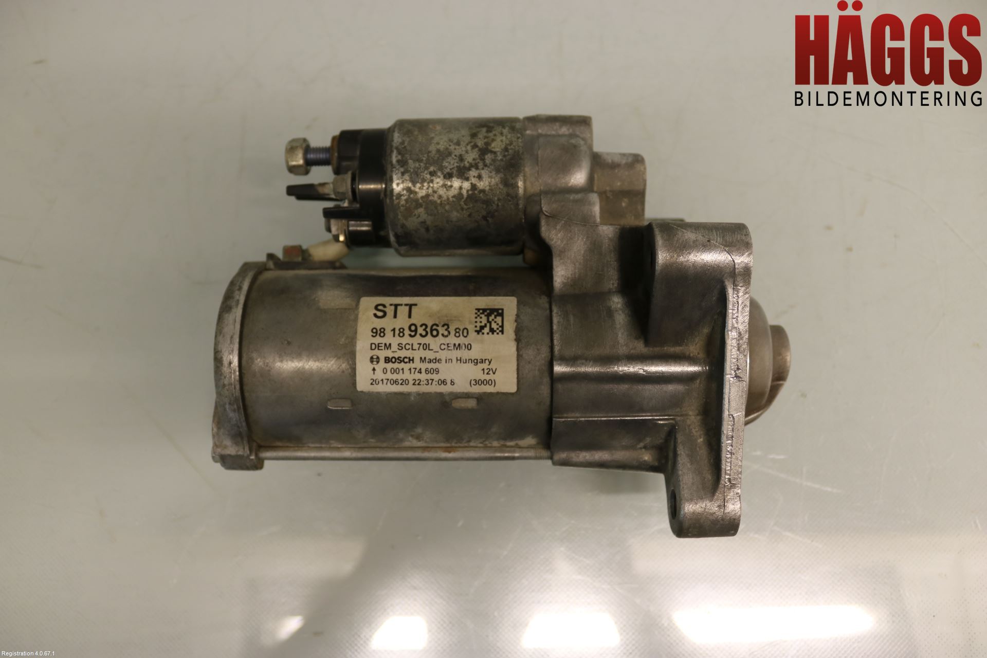 Citroen JUMPER/E-JUMPER 14- Startmotor Diesel