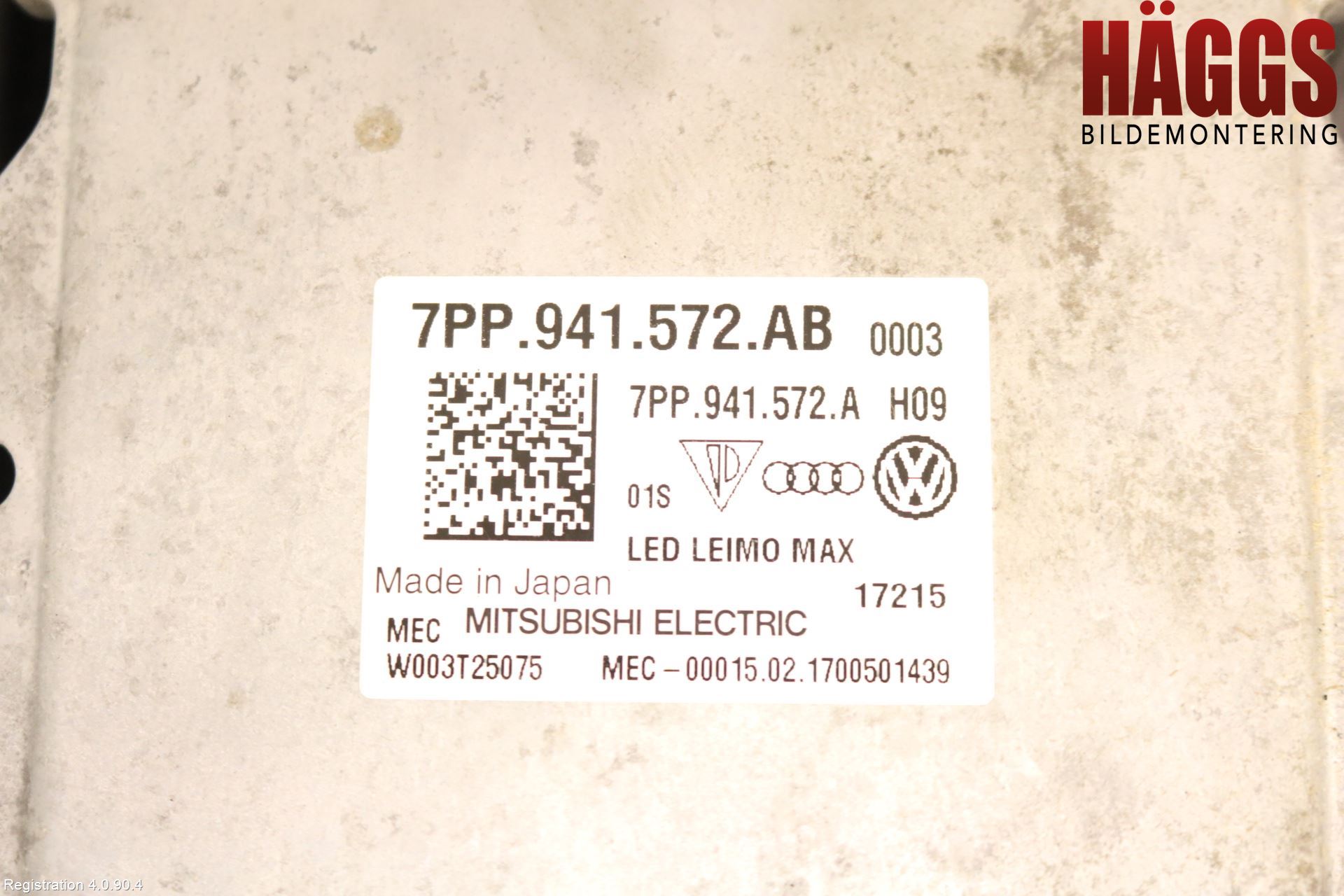 Audi A4 ALLROAD 17- Styrenhet Strålkastare