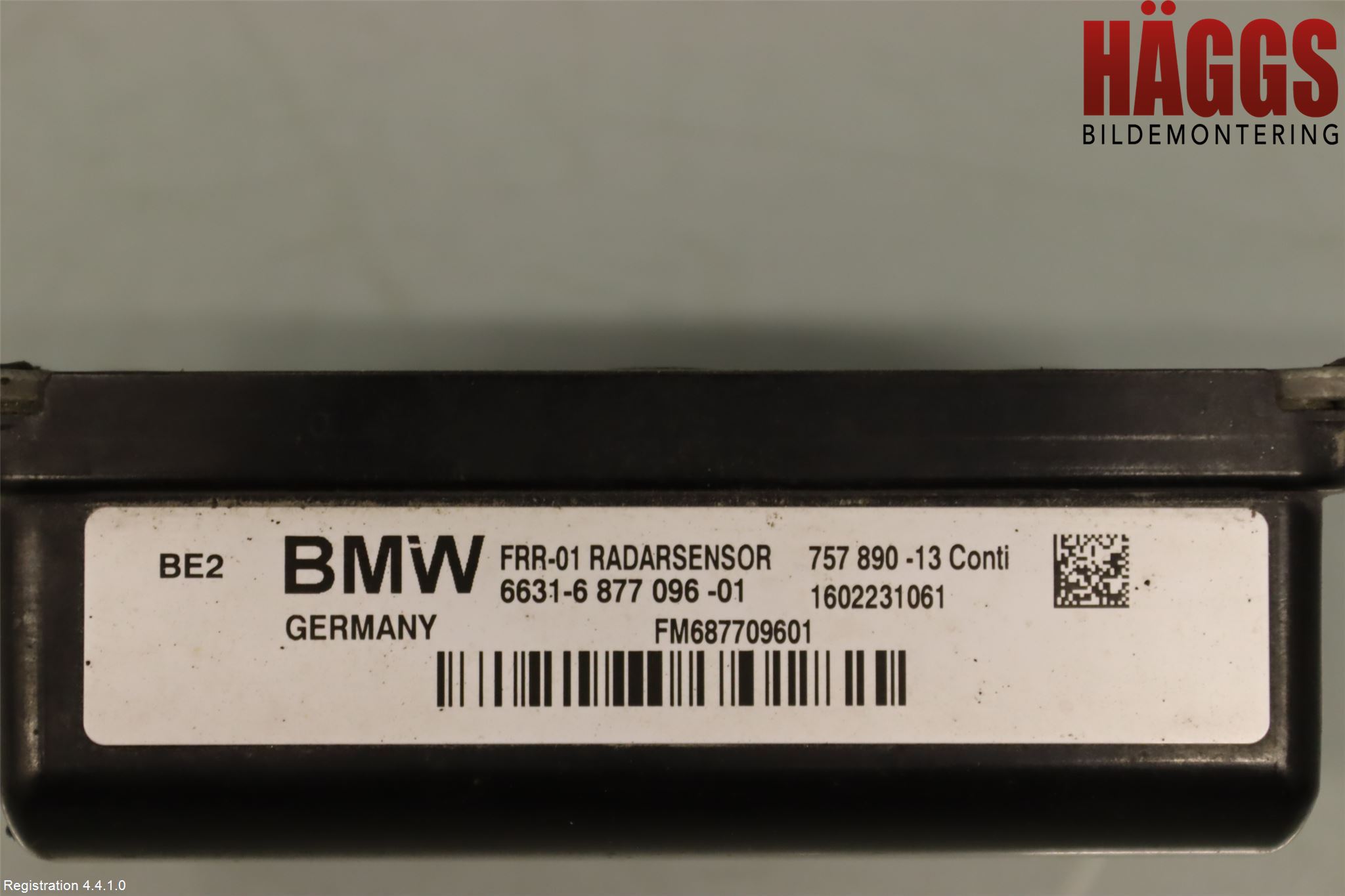 BMW 5 F10/F11/F18 09-17 Sensor Aktivt Kollisionsskydd