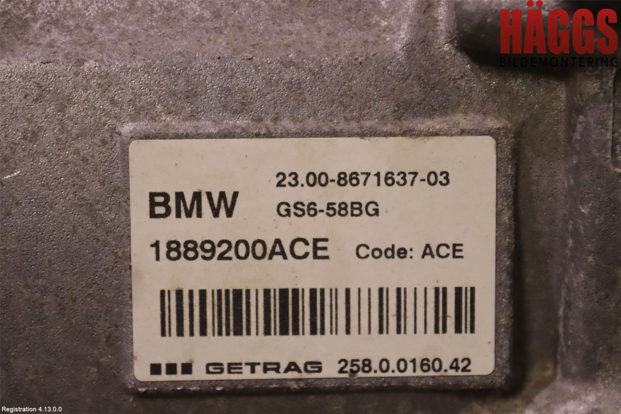 Mini COOPER CLUBMAN F54 16- Växellåda Man 6 Vxl