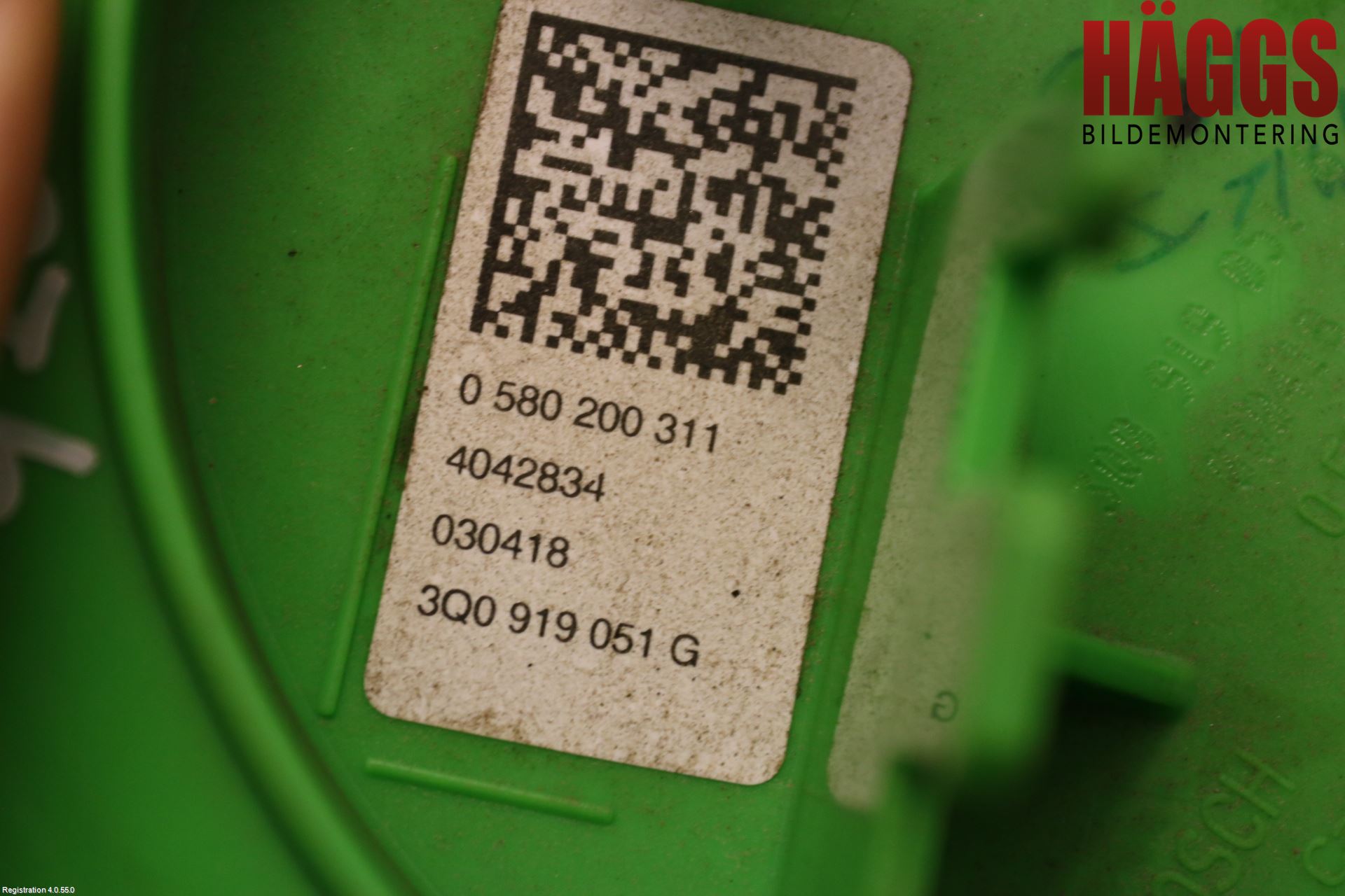 Volkswagen VW PASSAT 15-19 Bränslepump El