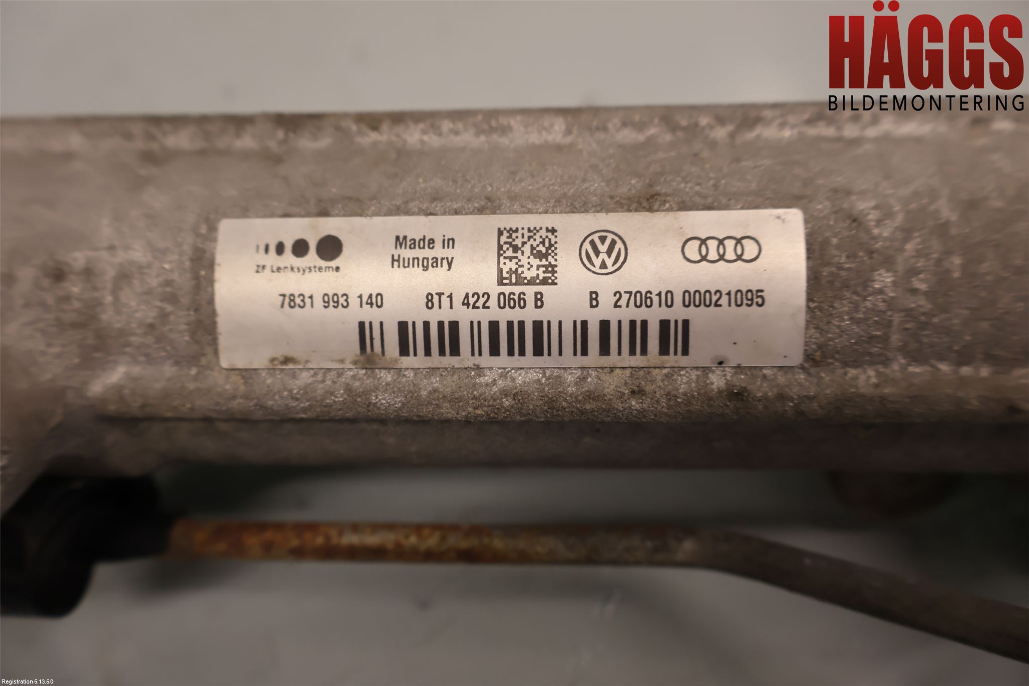 Audi A4/S4 08-11 Styrväxel Servo -Snäcka