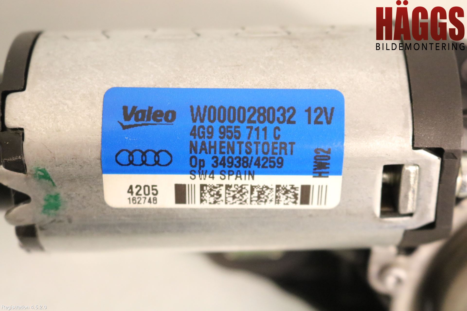 Audi A6 ALLROAD 12-18 Torkarmotor Baklucka