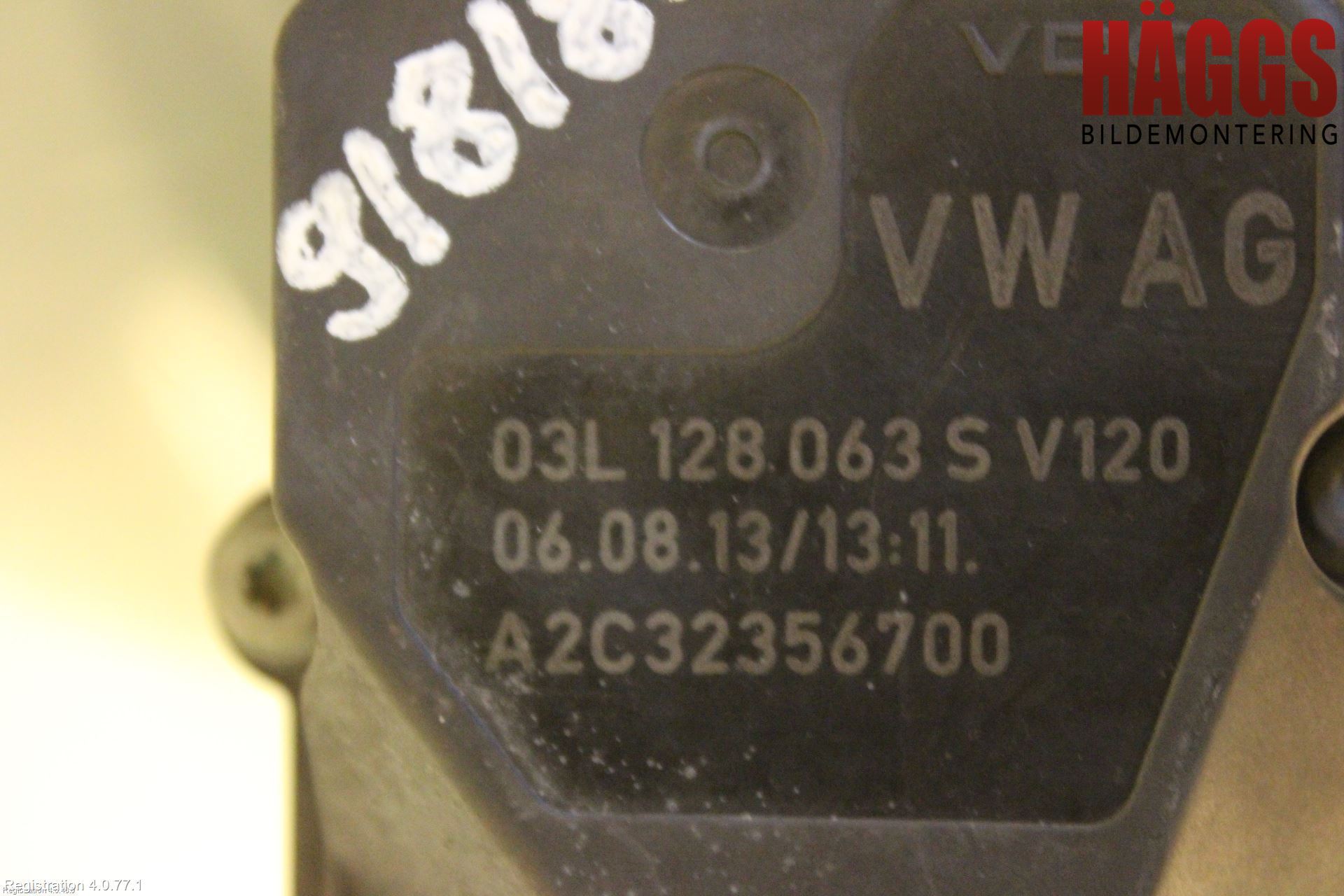 Volkswagen VW AMAROK 2H 10-22 Injspjällhus