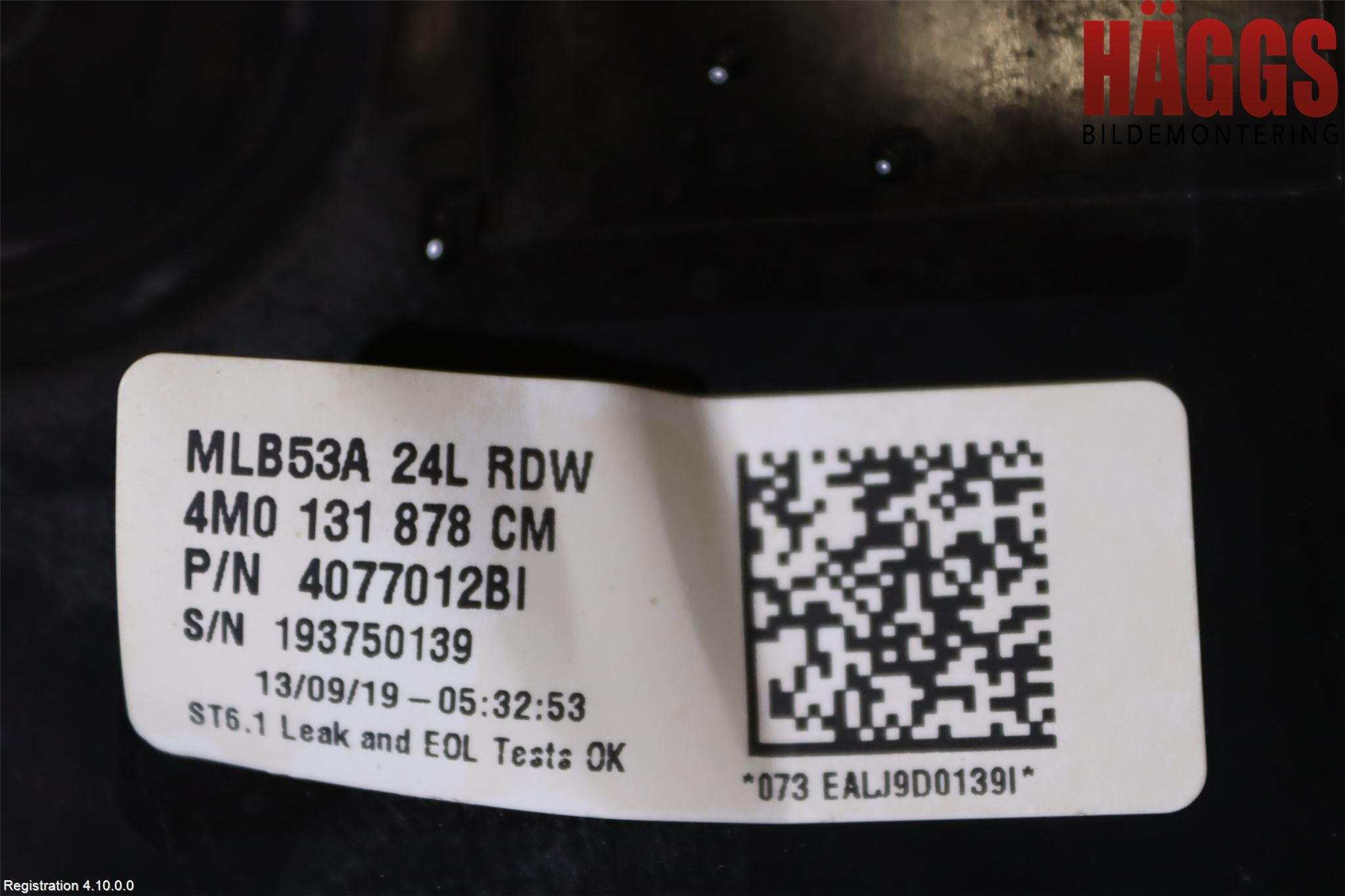 Audi Q7/SQ7 Adblue Tank