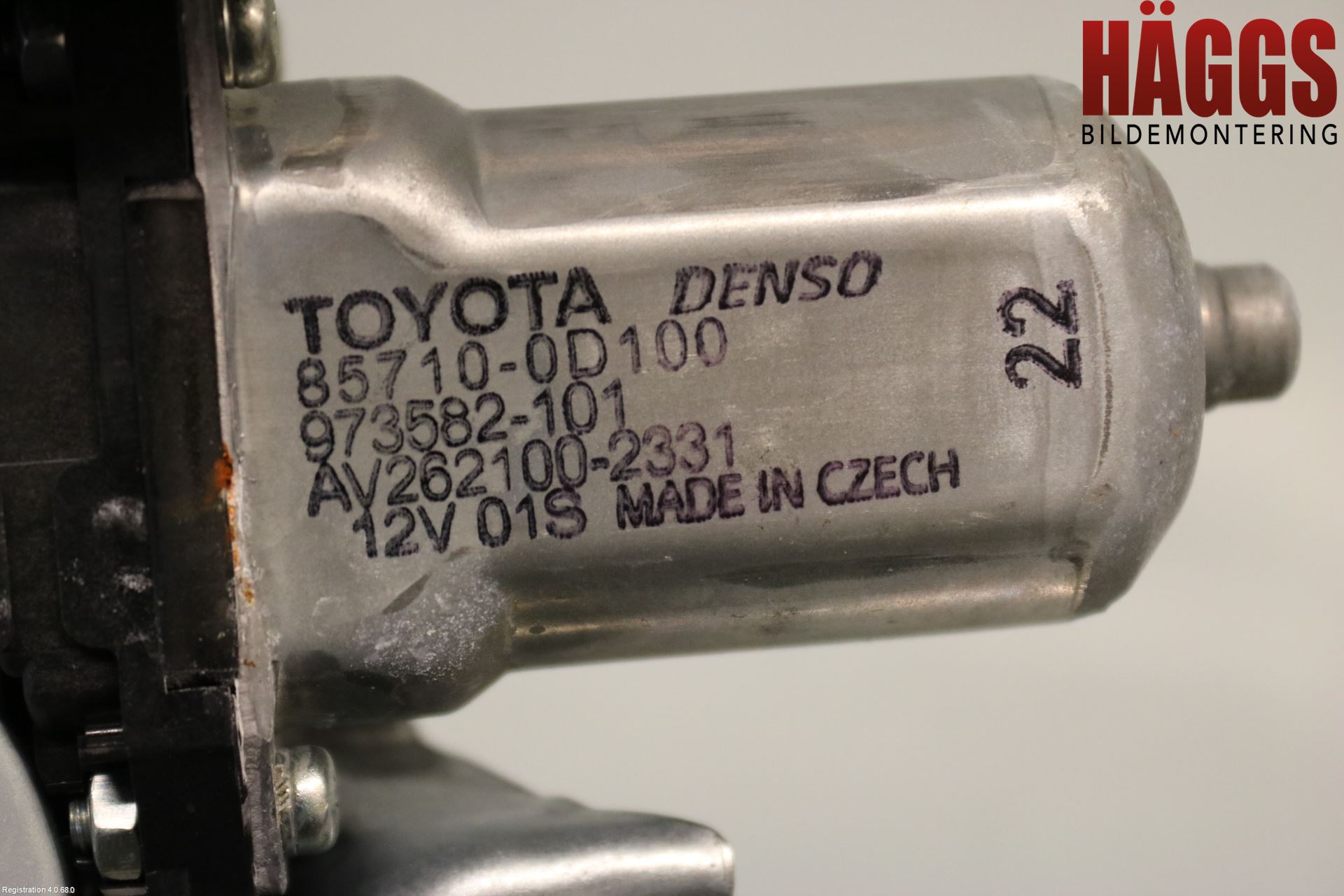 Toyota AURIS 13-19 Fönsterhiss El Kompl
