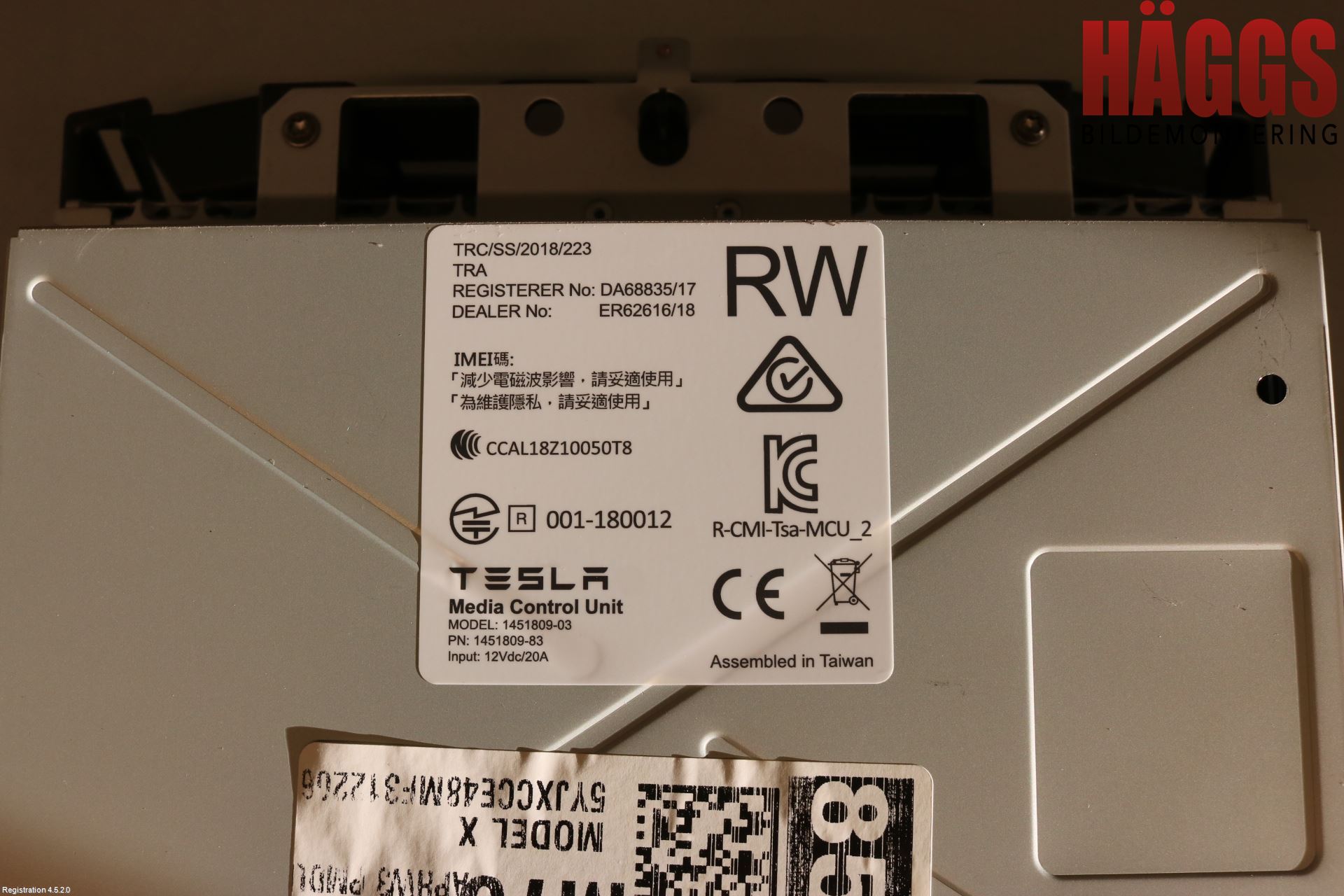 Tesla MODEL X 16- Cd Radio - Multimediapanel