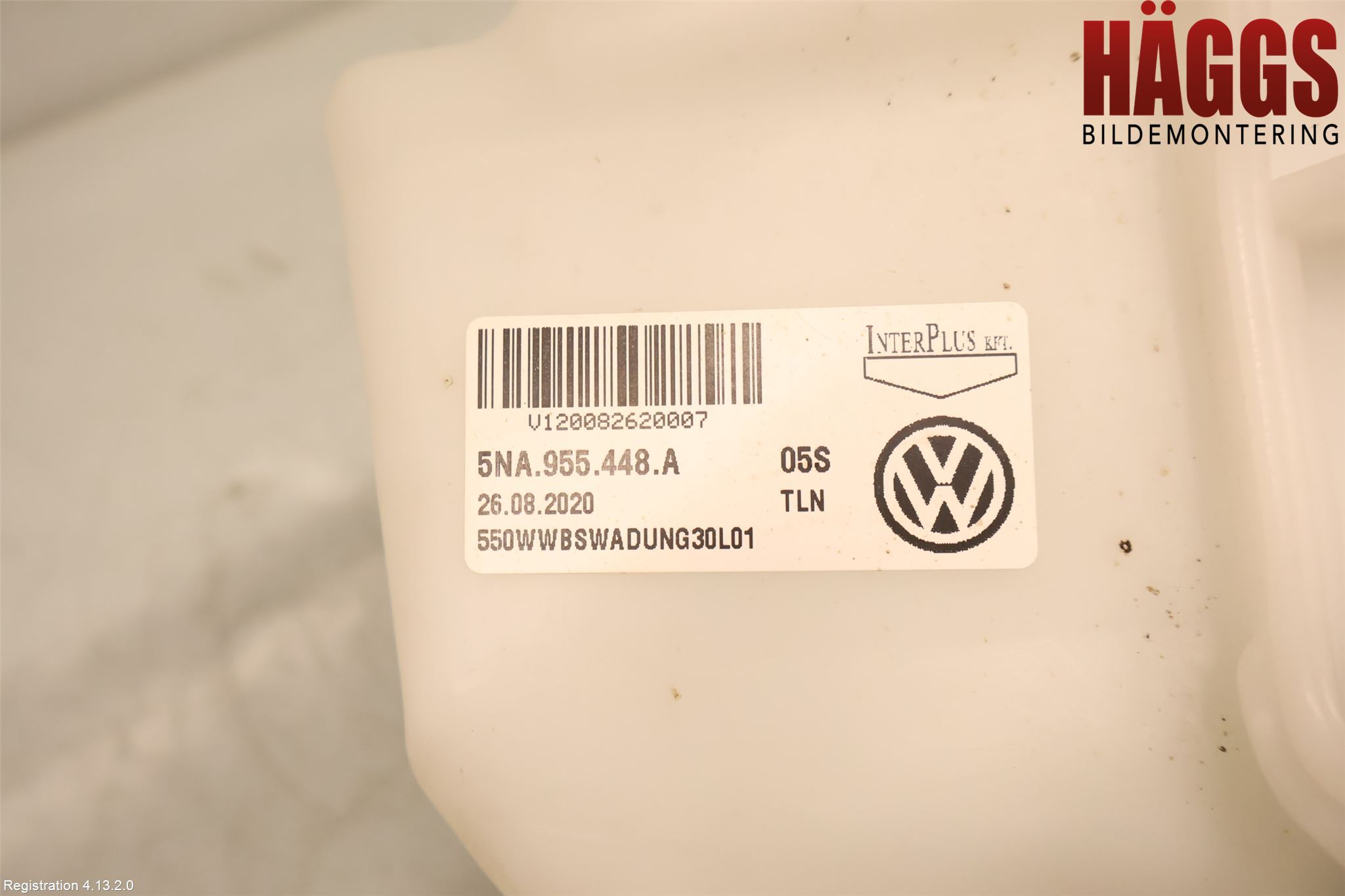 Volkswagen VW TIGUAN 16-24 Spolartank Vindruta