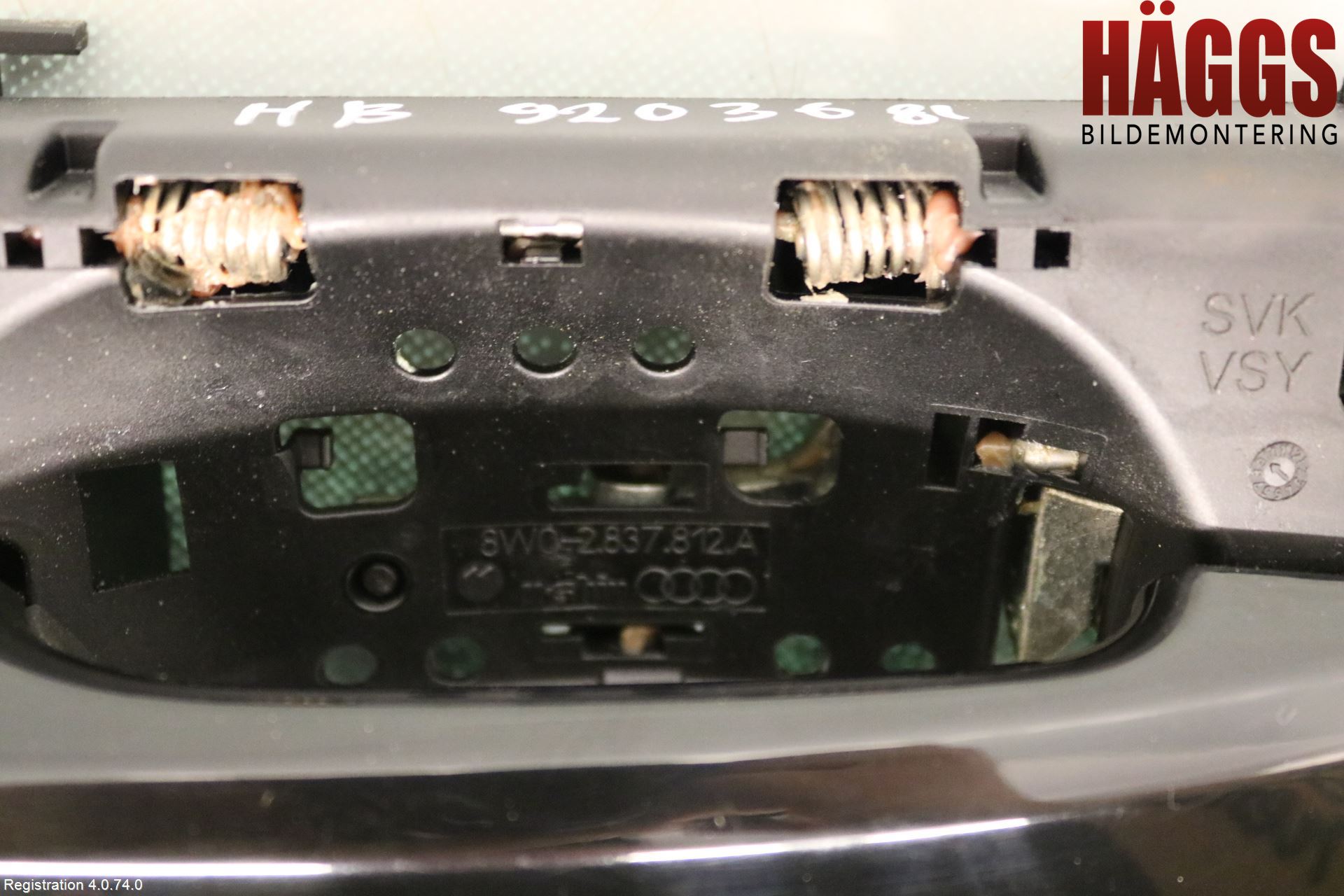 Audi A4/S4 B9 16-19 Dörrhandtag Yttre Hö