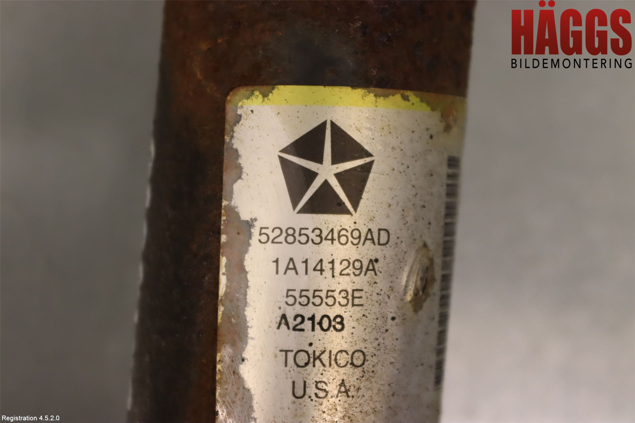 Dodge PICK UP RAM 81- Fjäderben Fram Vänster