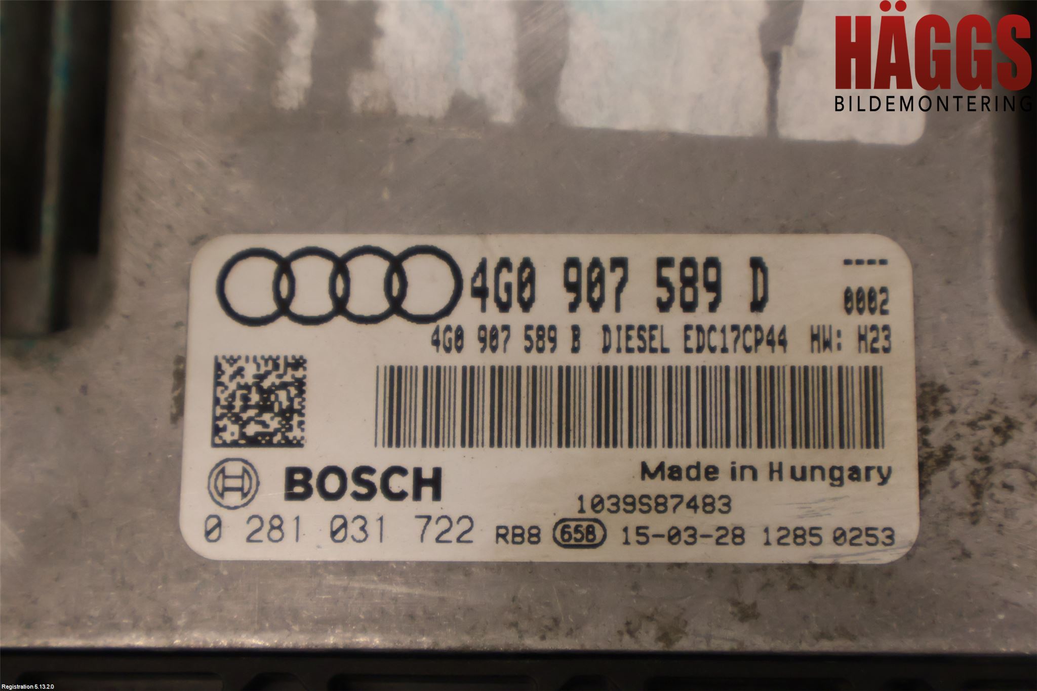 Audi A6 ALLROAD 12-18 Styrenhet Inspump Diesel