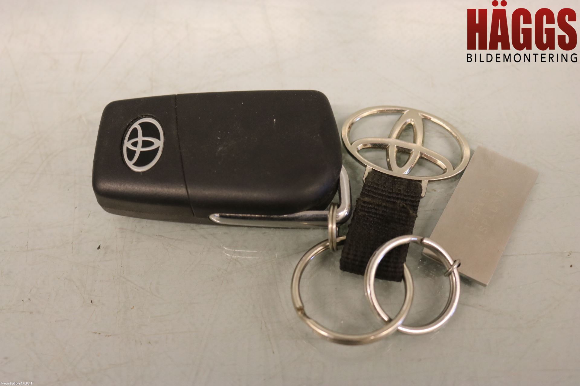 Toyota YARIS XP21 20- Nyckel-Nycklar