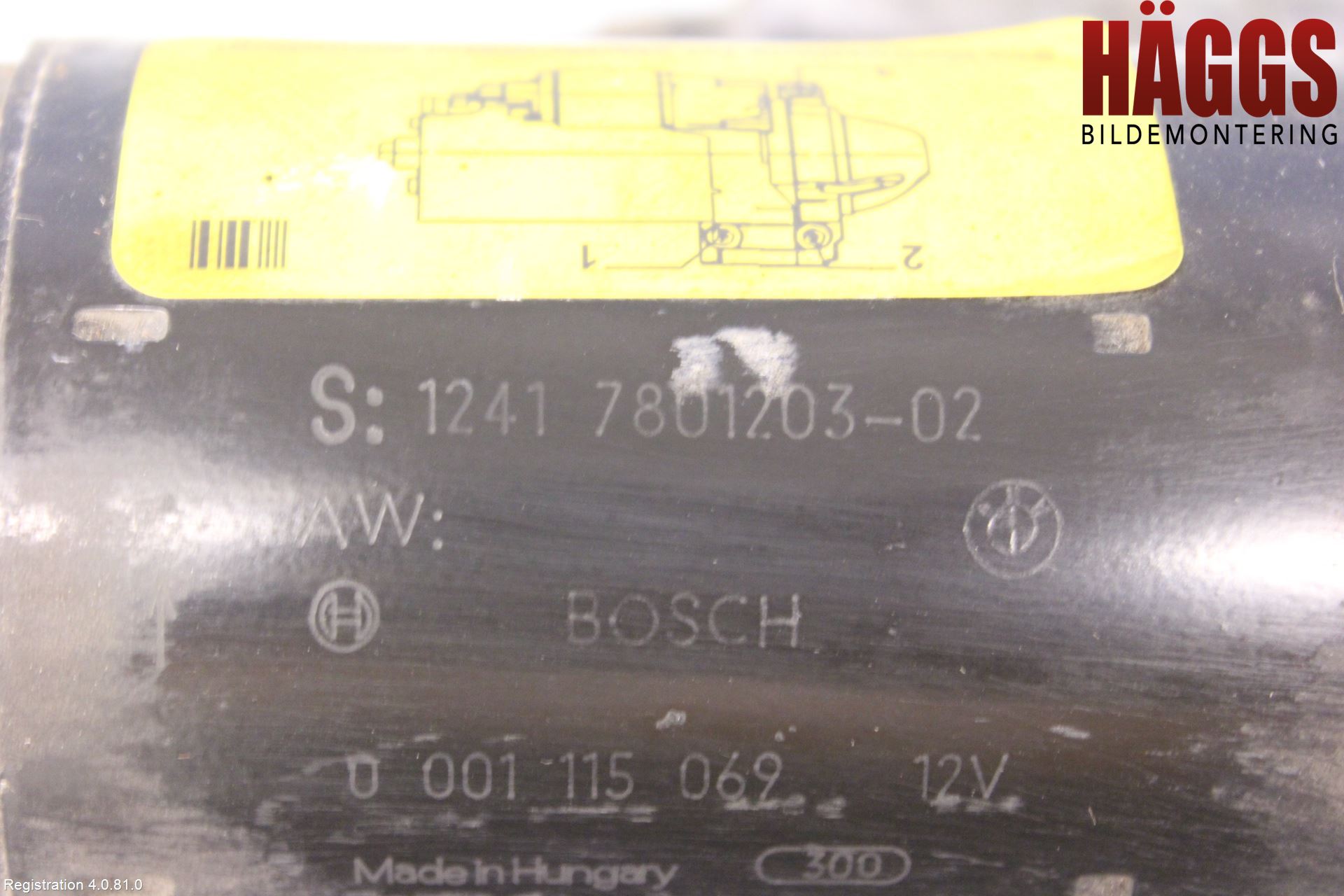 BMW 5 GT F07 09-17 Startmotor Diesel