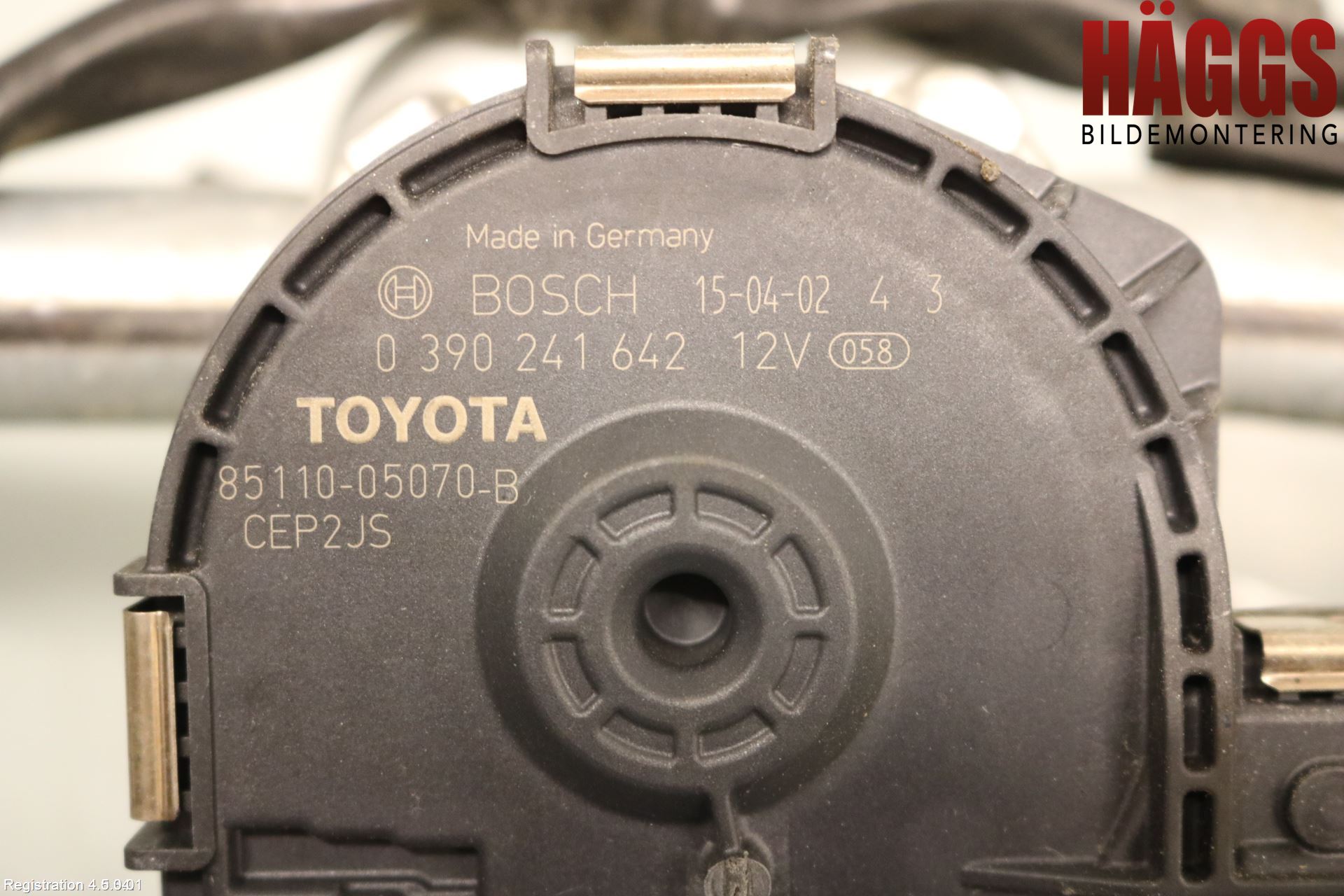 Toyota AVENSIS 16-18 Torkarmotor Vindruta