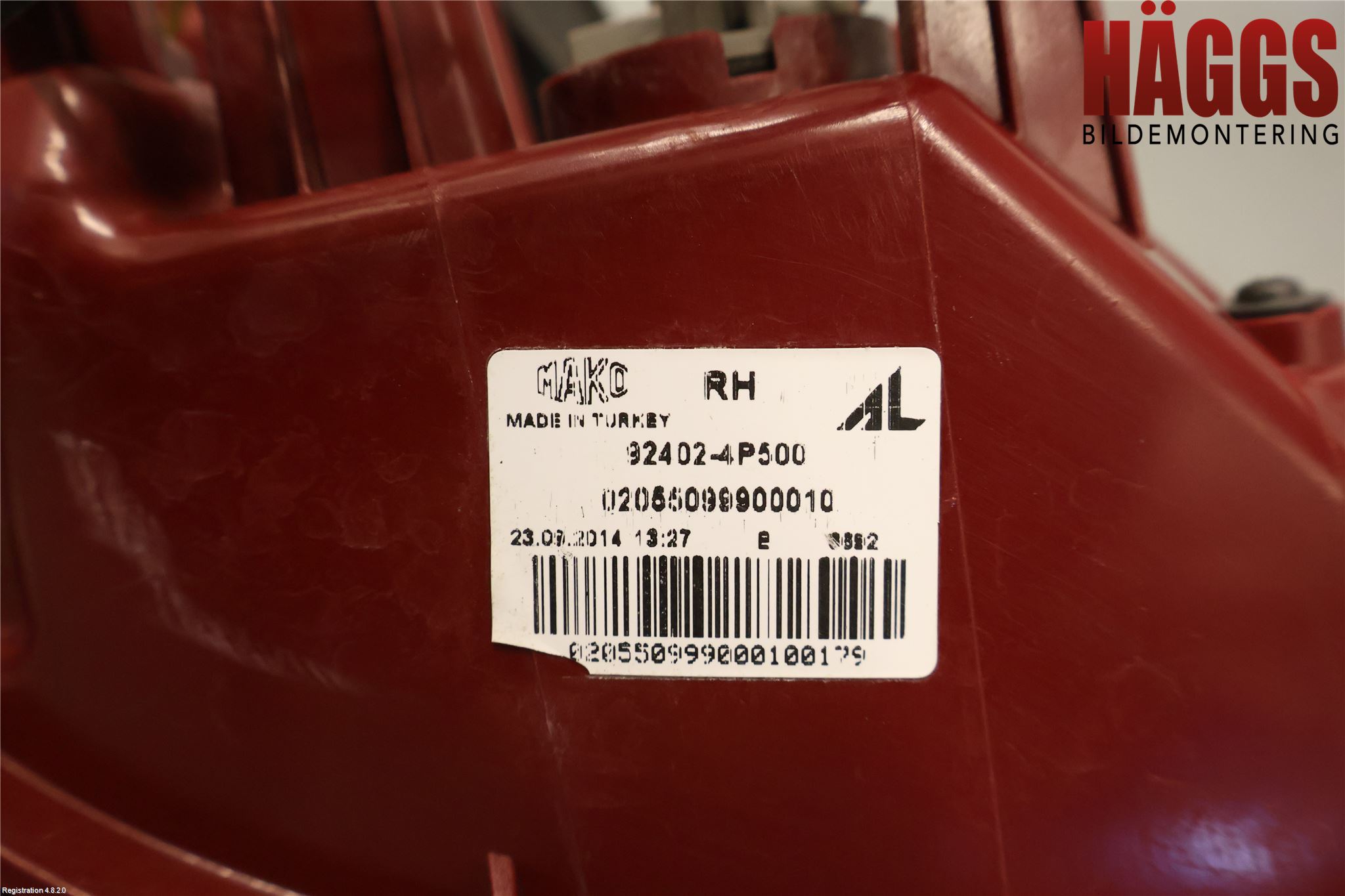 Hyundai i20 PB 09-14 Bakljus Höger