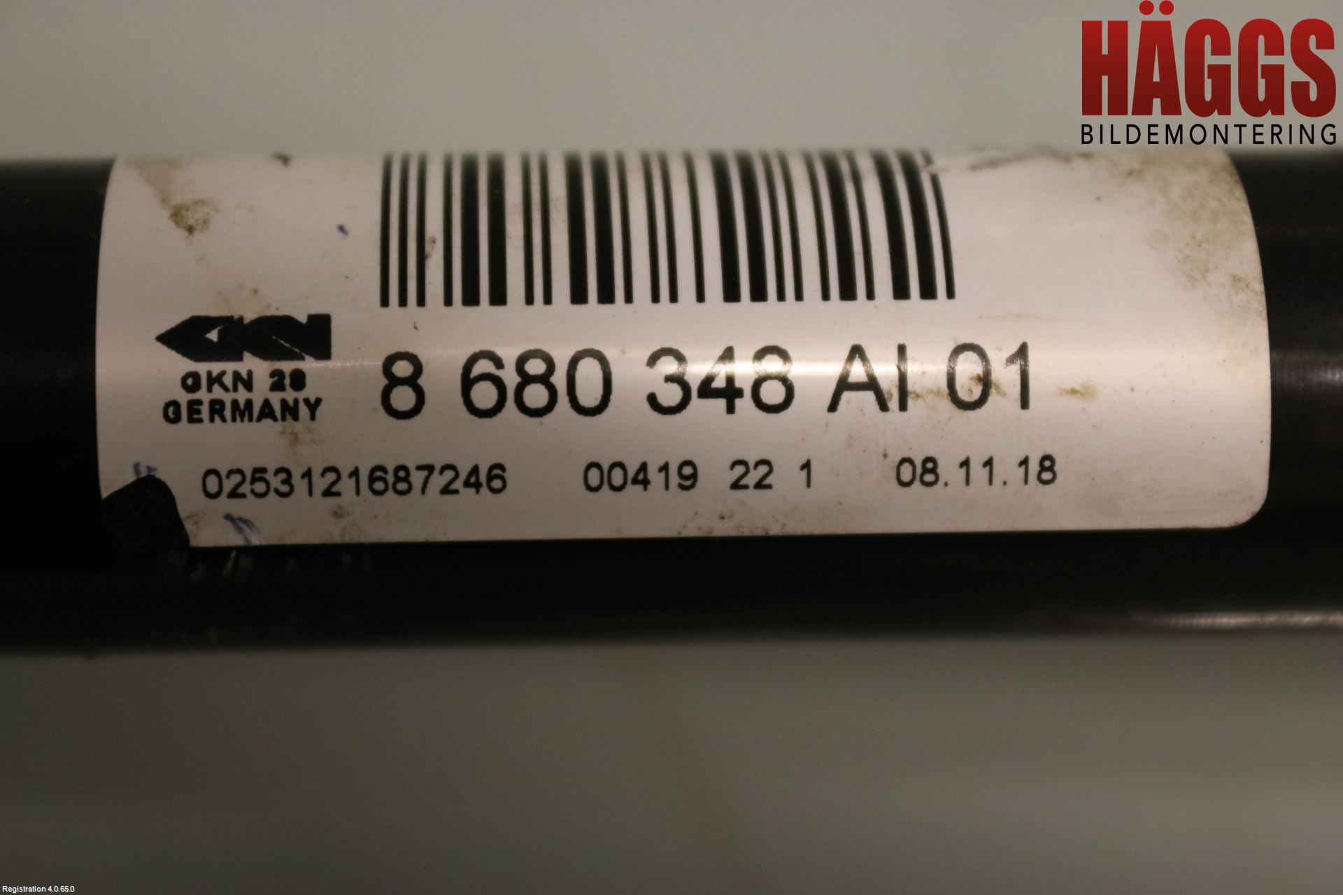 BMW 3 GT F34 13-19 Drivaxel Bak Höger