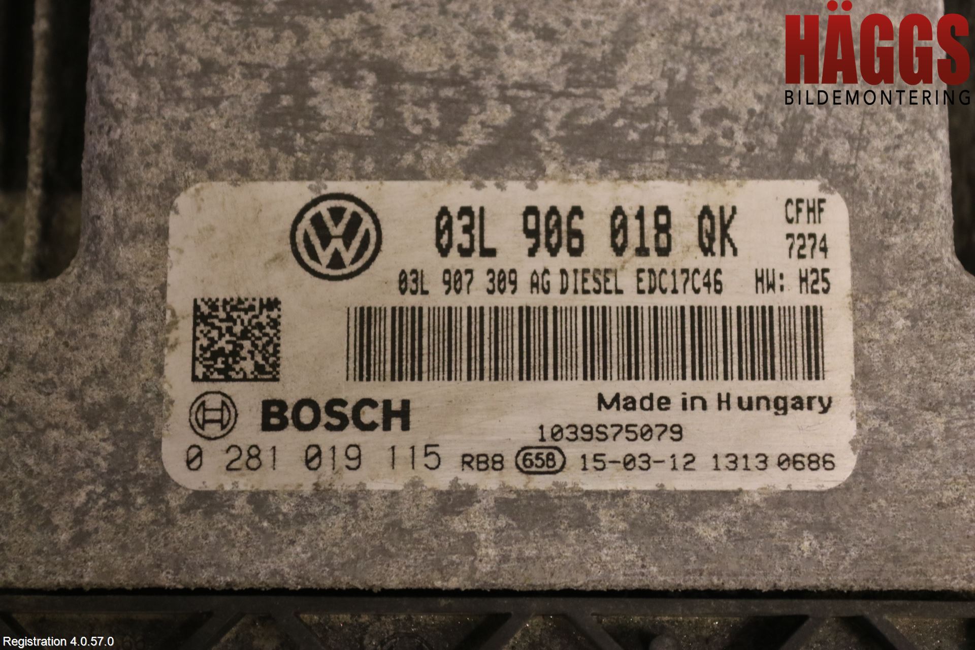 Skoda YETI Styrenhet Insprut Bensin