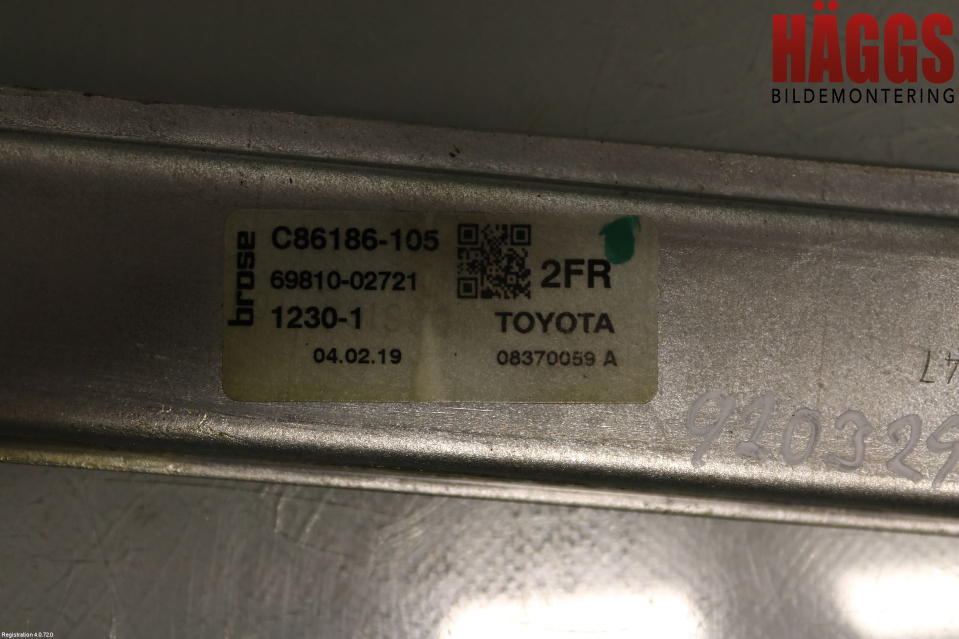 Toyota COROLLA 19- Fönsterhiss El Kompl