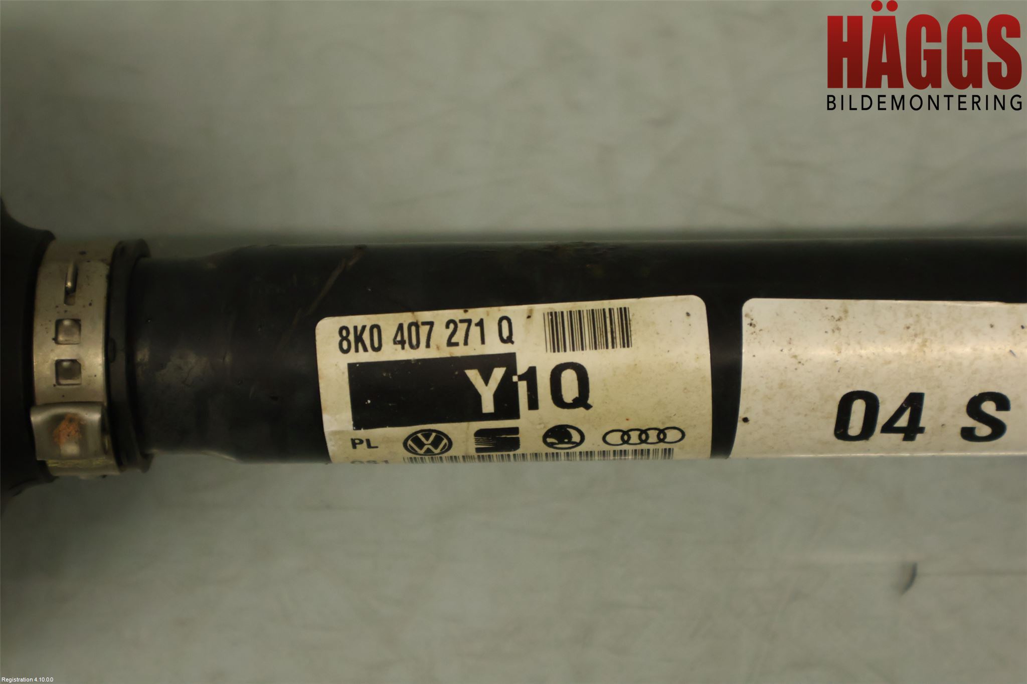 Audi A4/S4 08-11 Drivaxel Fram Vänster