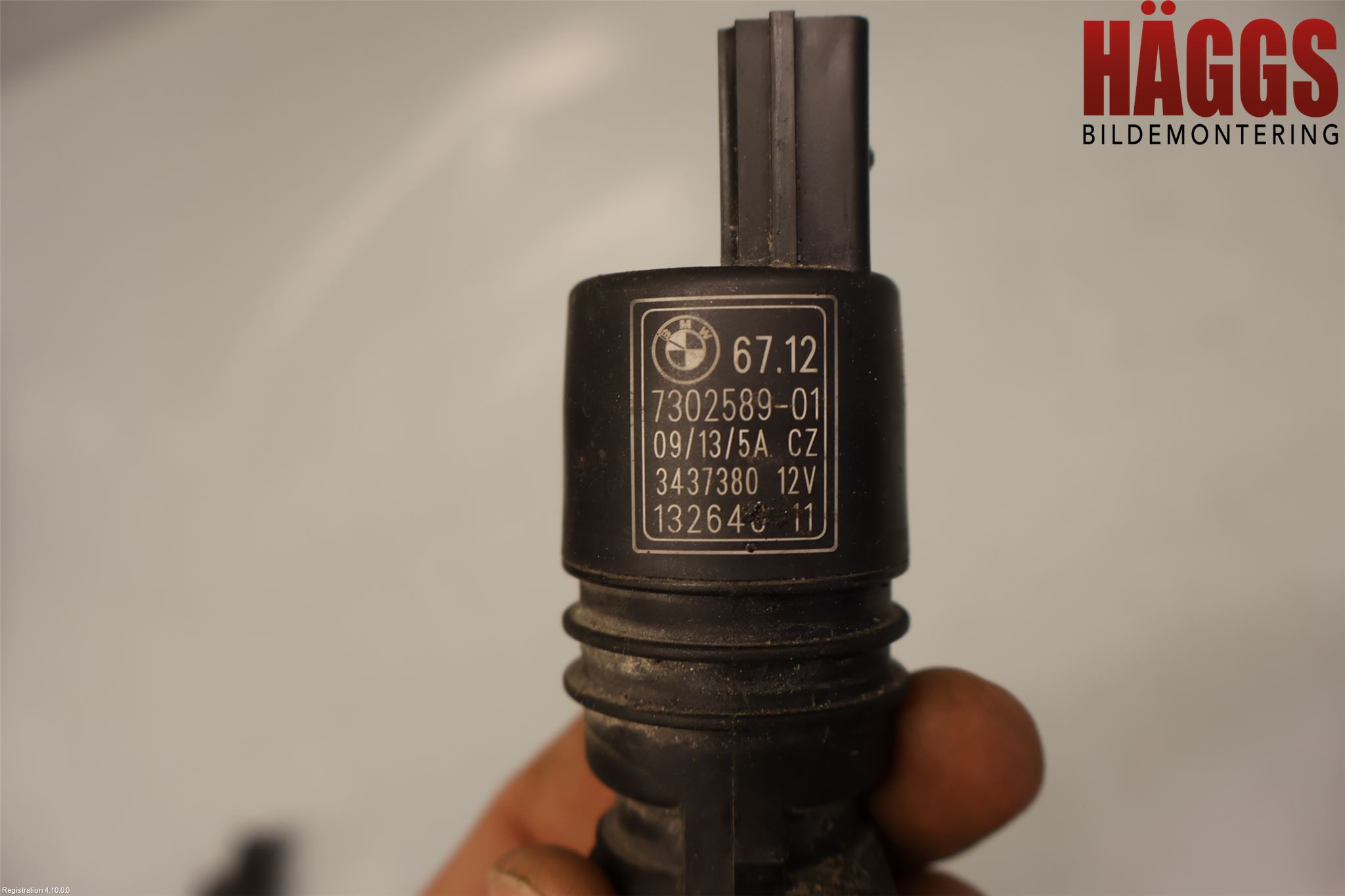 BMW 3 F30/F31/F80 12-19 Spolarpump Vindruta