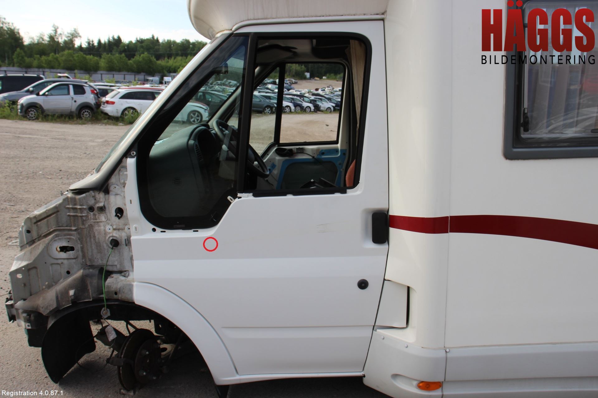 Ford TRANSIT    00-06 Dörr Fram Vänster