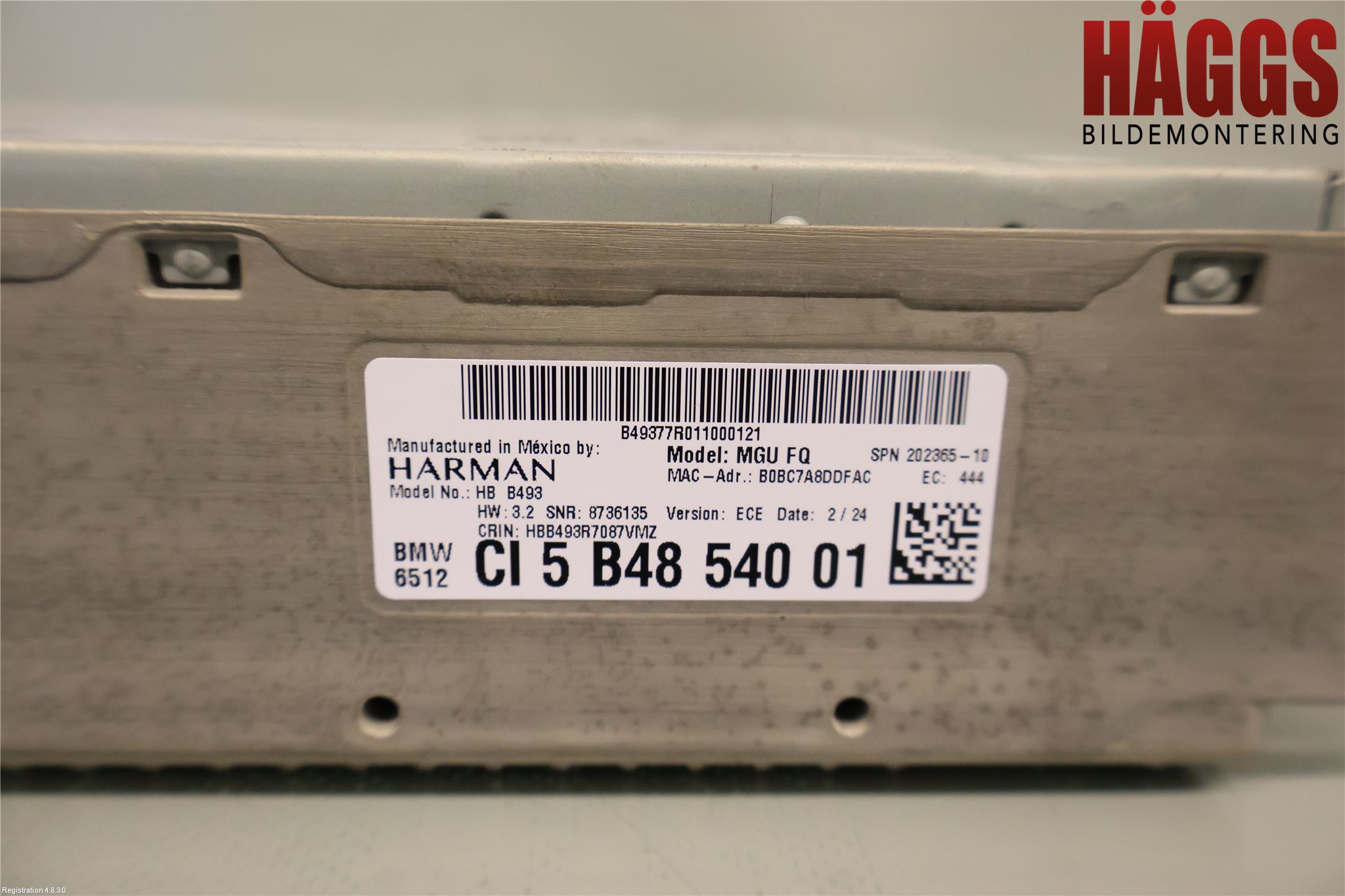 BMW X3 G01 18- Gps Navigator