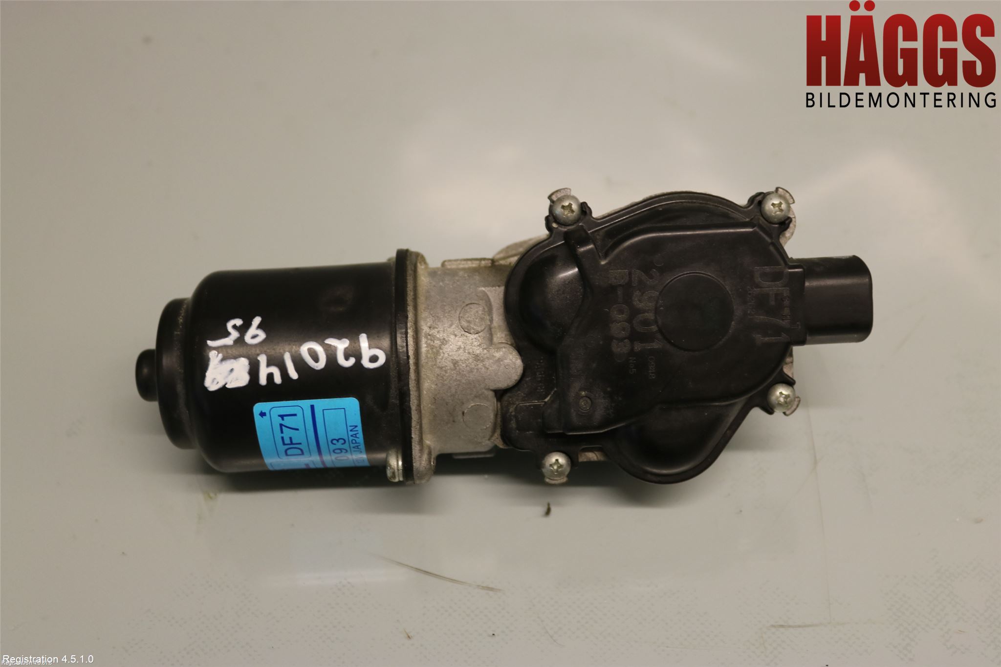 Mazda 2 (DE) 08-15 Torkarmotor Vindruta