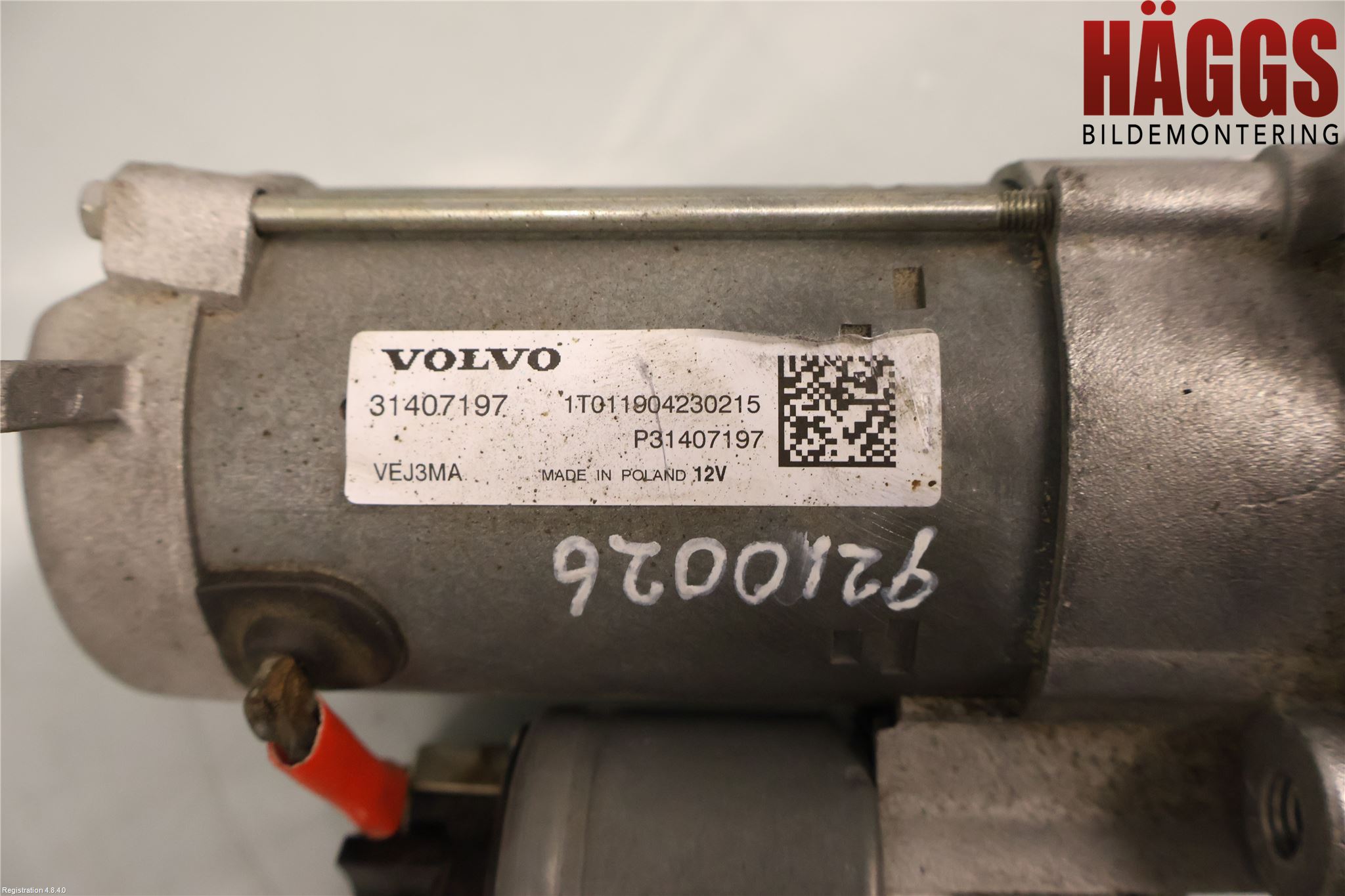 Volvo V60 19- Startmotor