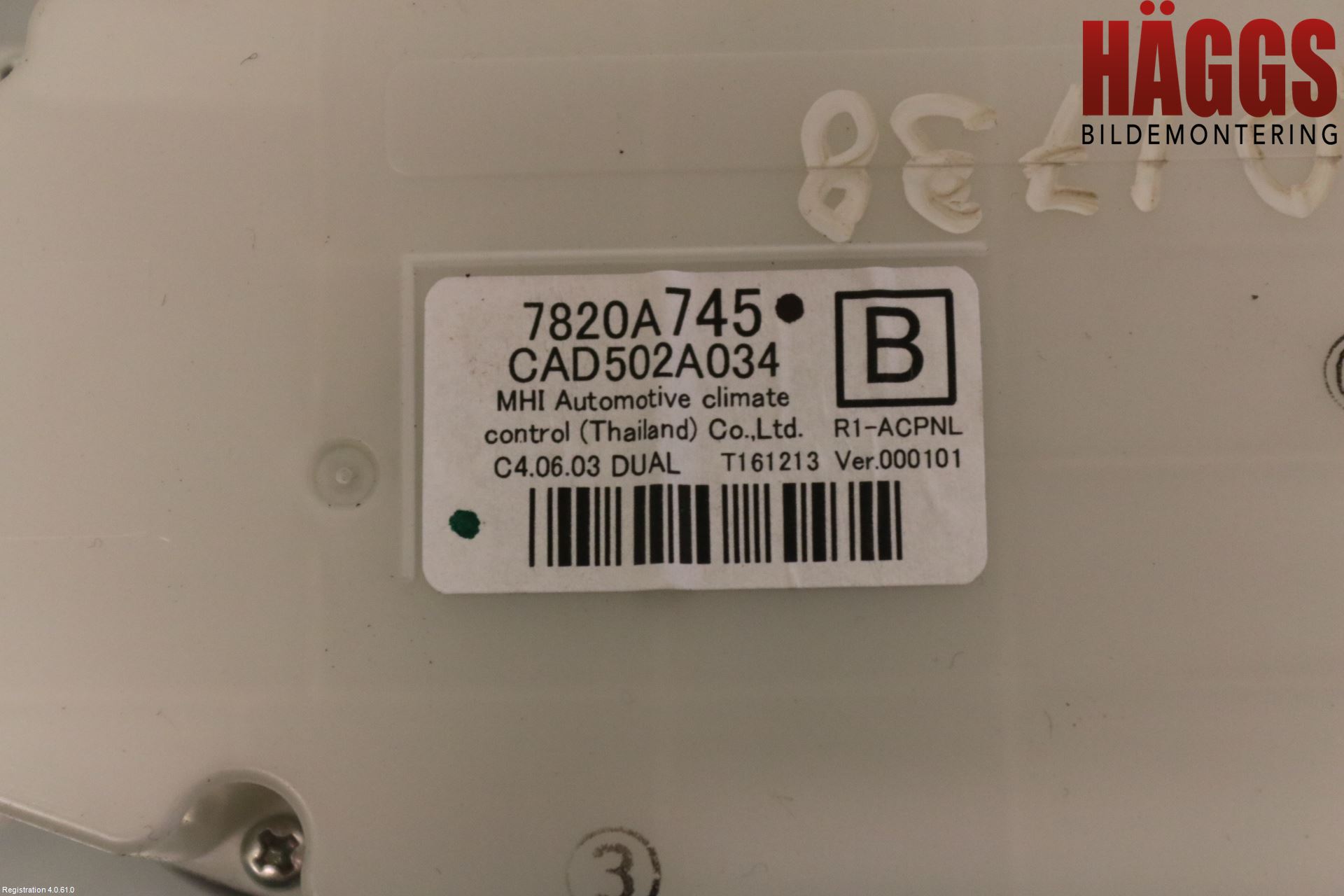 Fiat FULLBACK 16-19 Ac Styrenhet Ac Manöveren