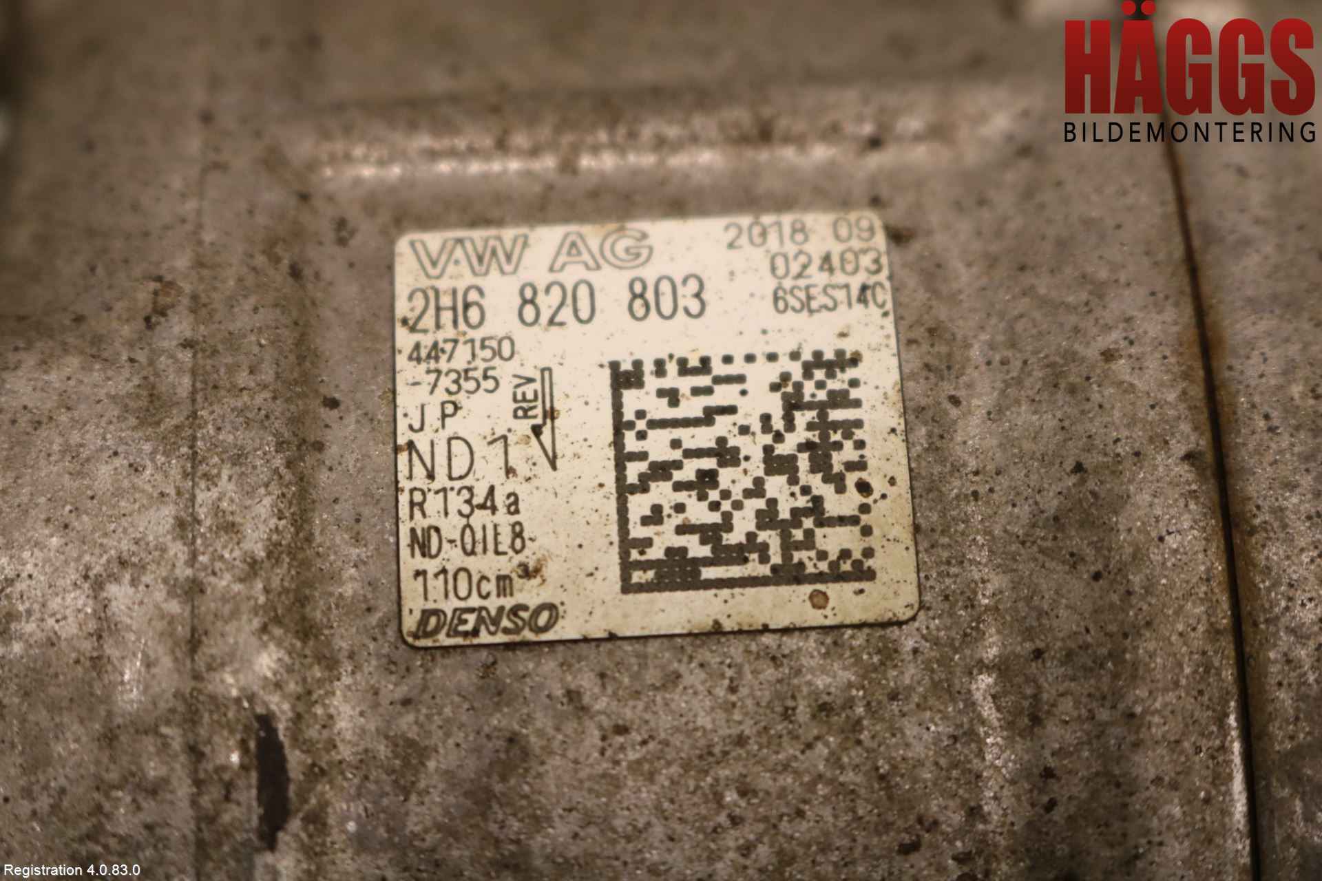 Volkswagen VW AMAROK 2H 10-22 Ac Kompressor