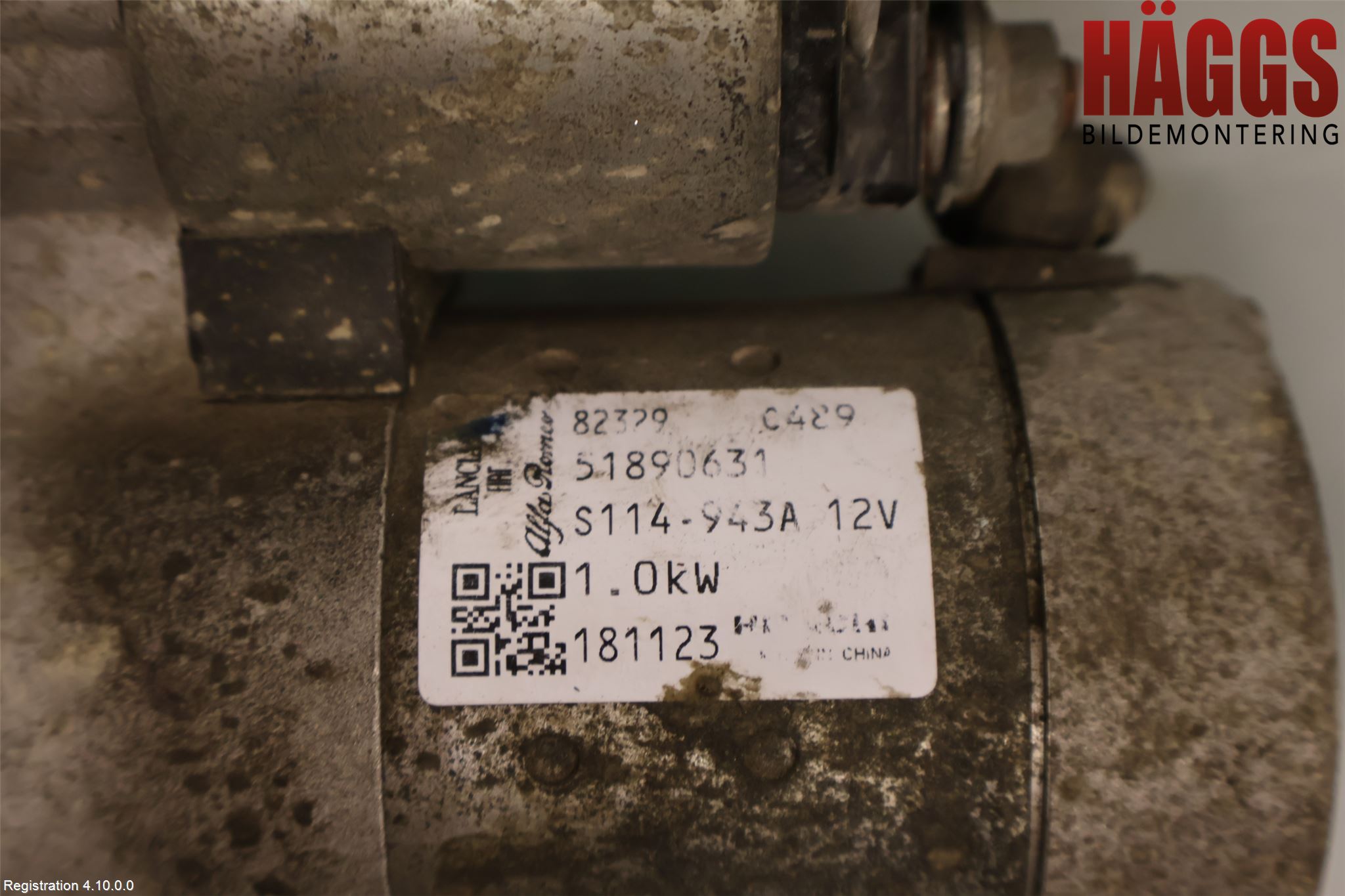 Fiat TIPO/CROSS 16- Startmotor