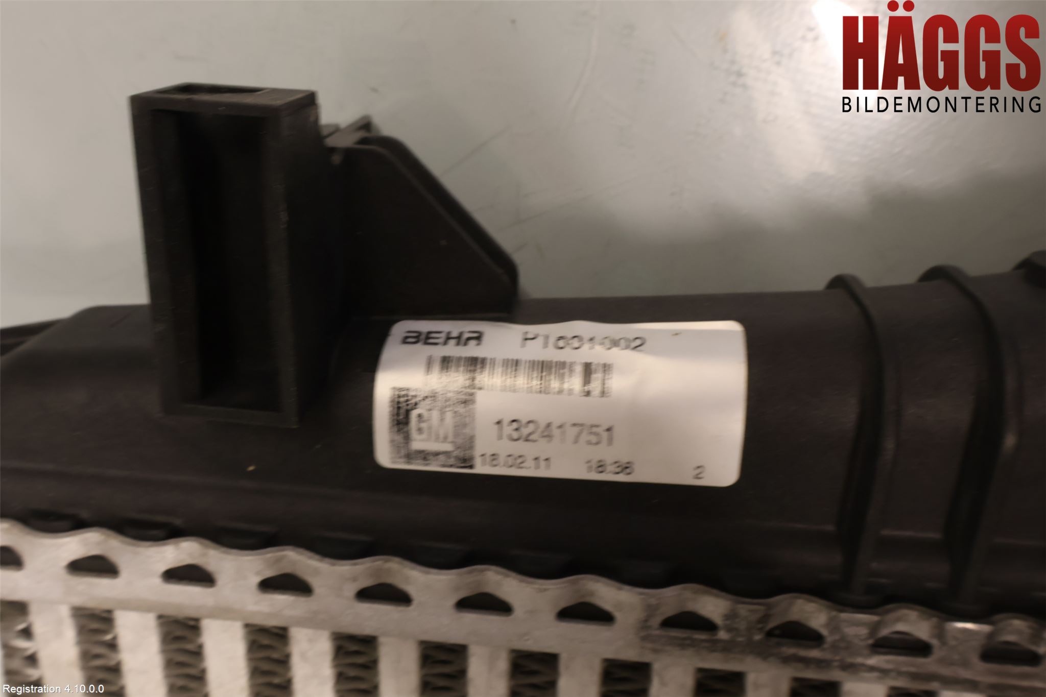 Opel INSIGNIA 09-16 Laddluft-Intercooler Kyl