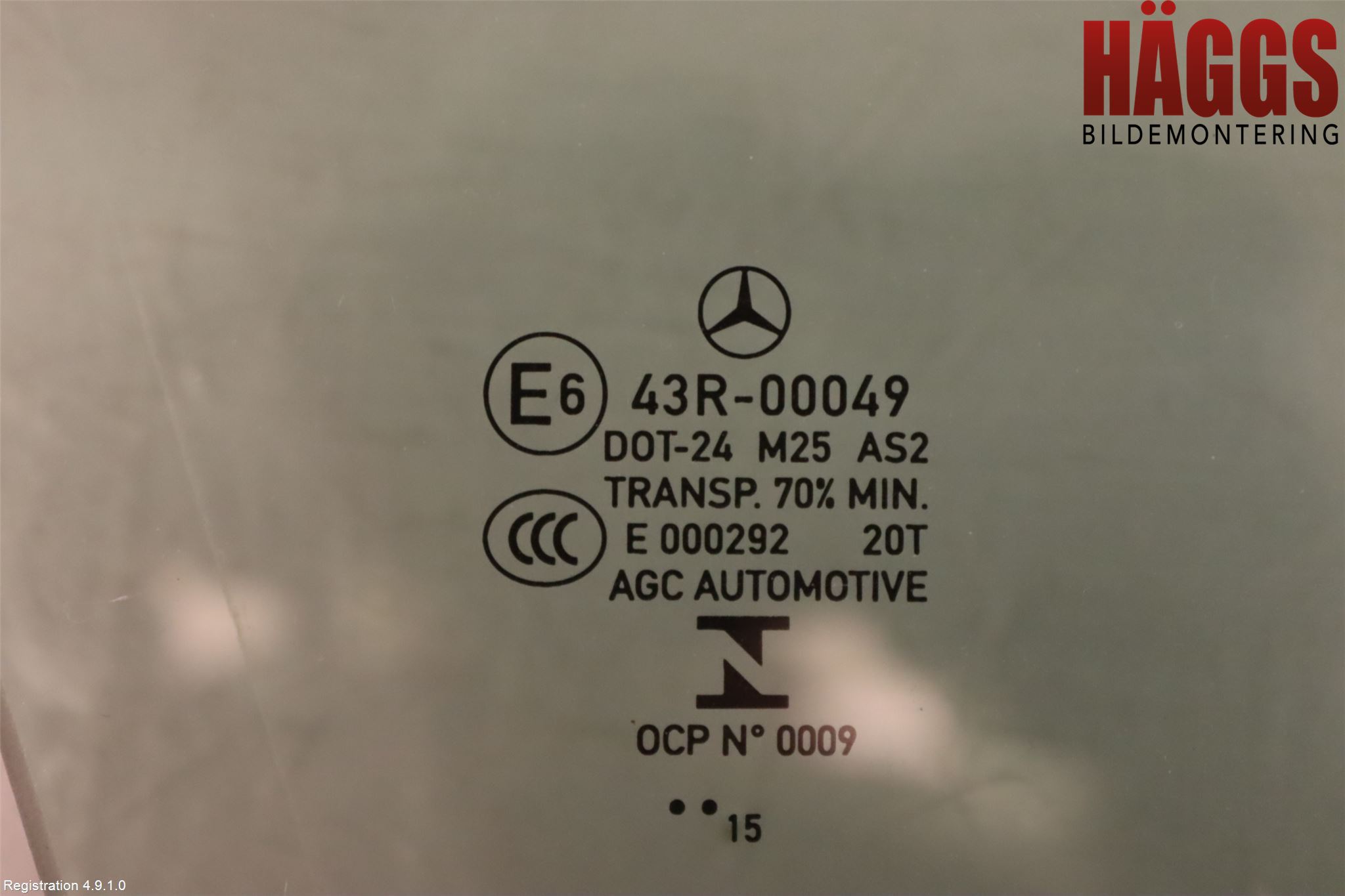 Mercedes-Benz MB C-KLASS (W205) 14-21 Dörruta Fram Höger