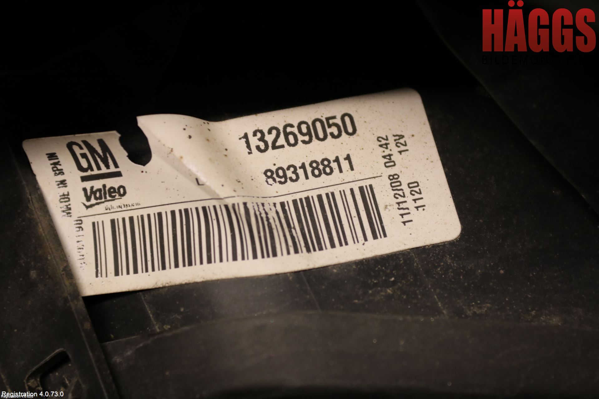 Opel CORSA D 07-14 Bakljus Vänster