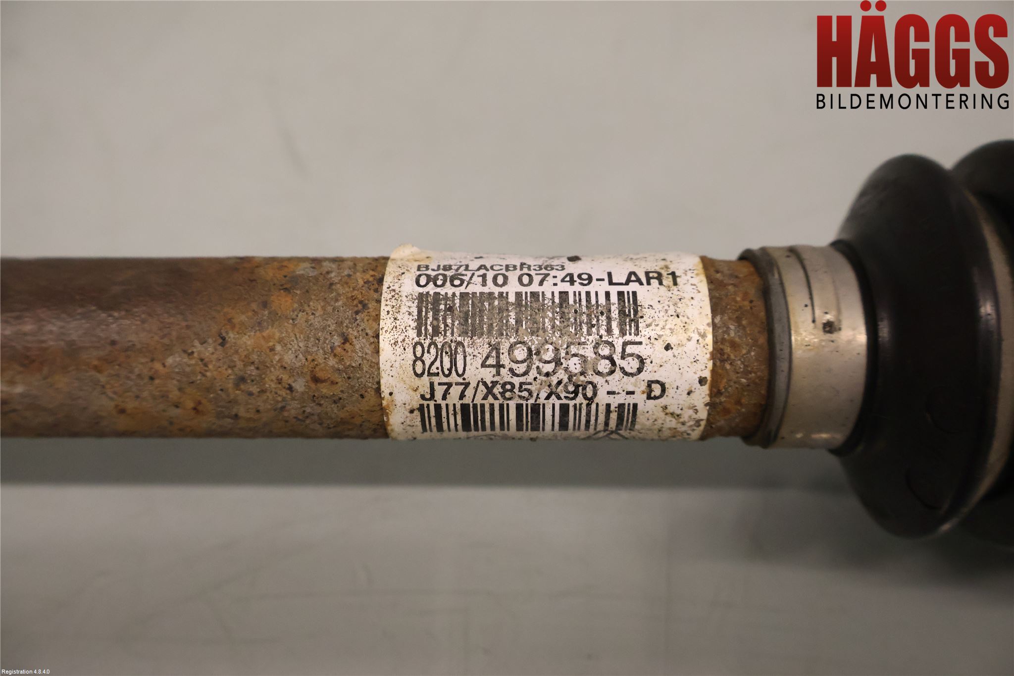 Dacia LOGAN MCV/STEPWAY Drivaxel Fram Vänster