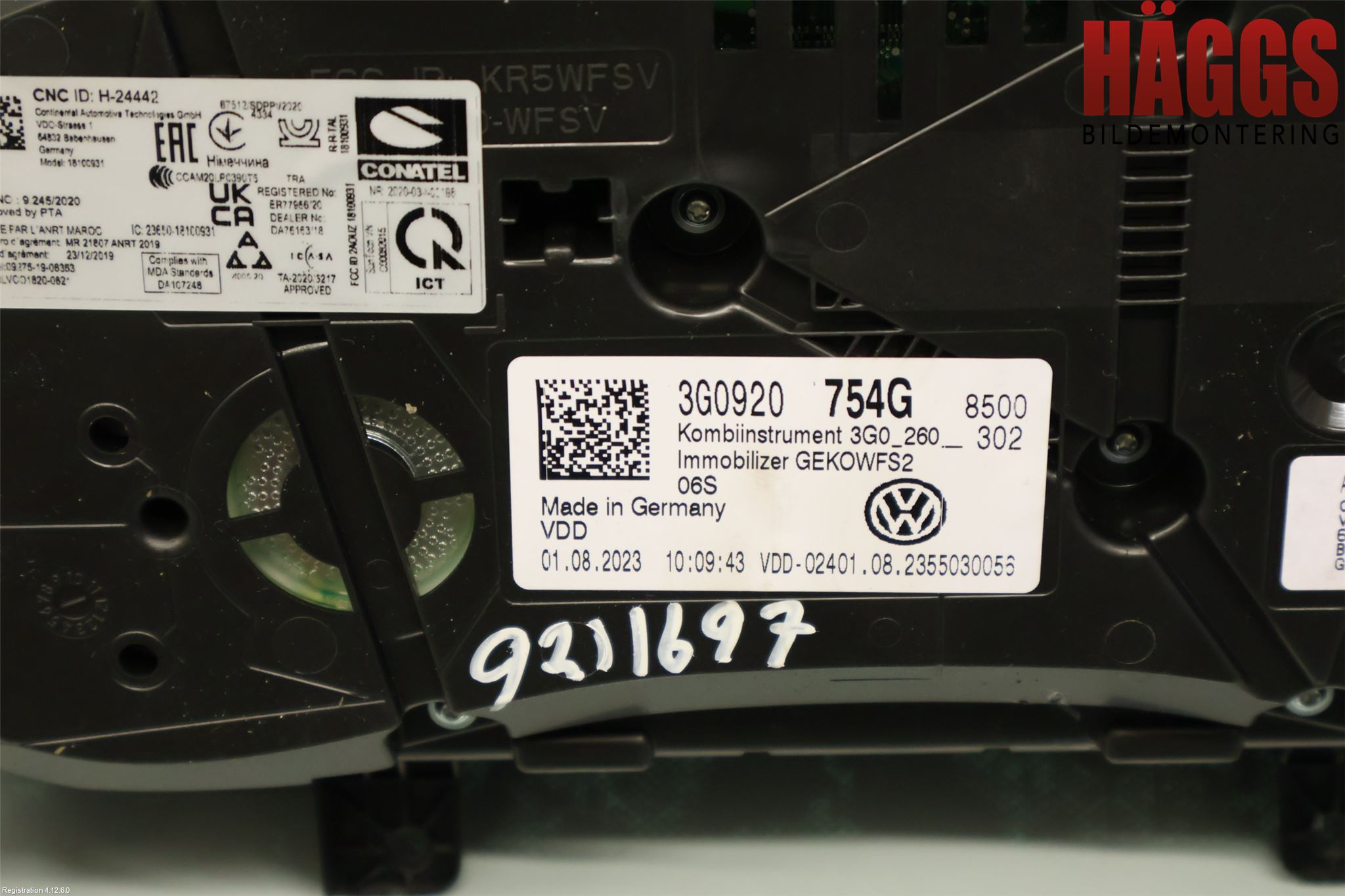 Volkswagen VW PASSAT 20-24 Instrument Komb