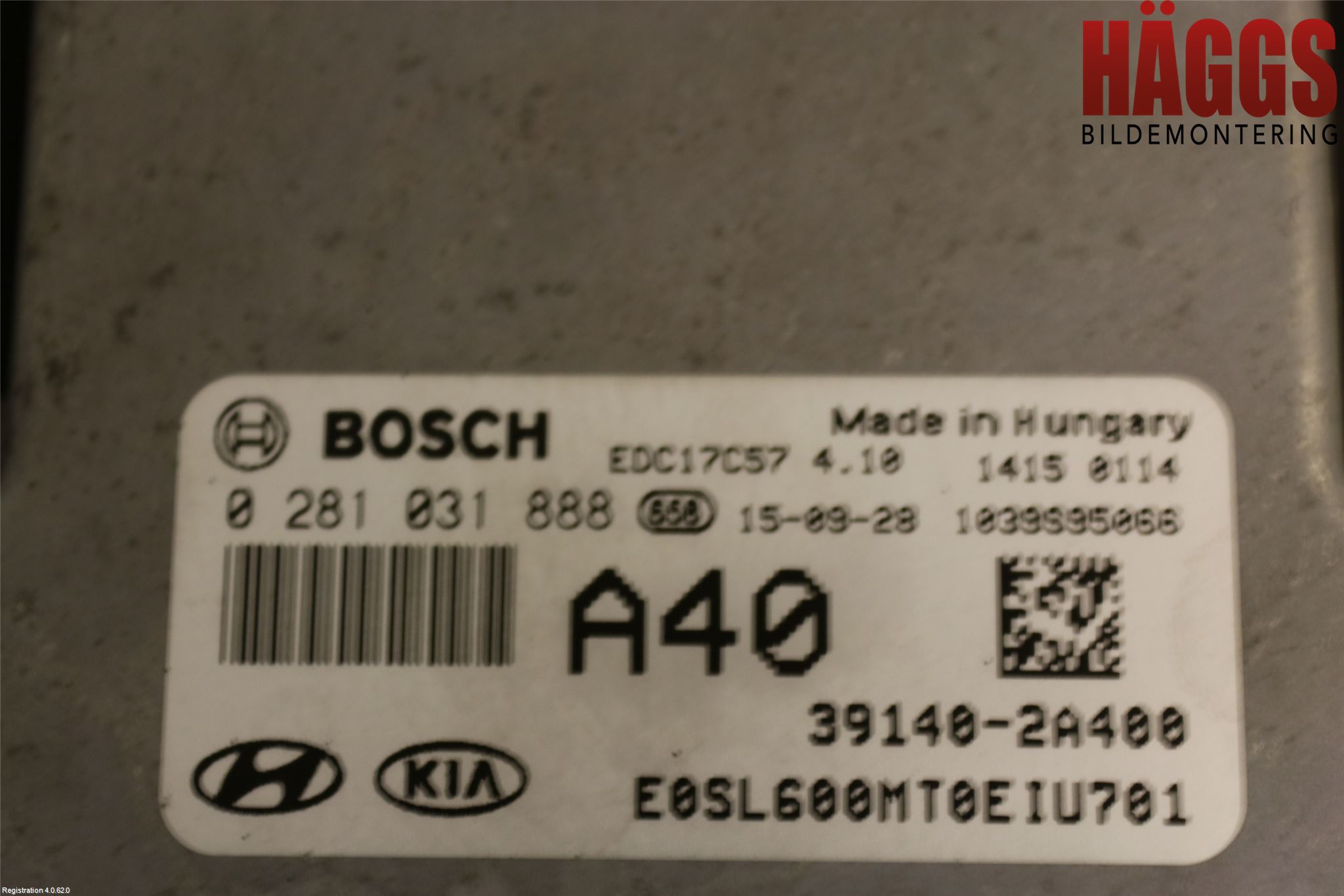 Kia SPORTAGE (SL) 11-15 Styrenhet Insprut Bensin