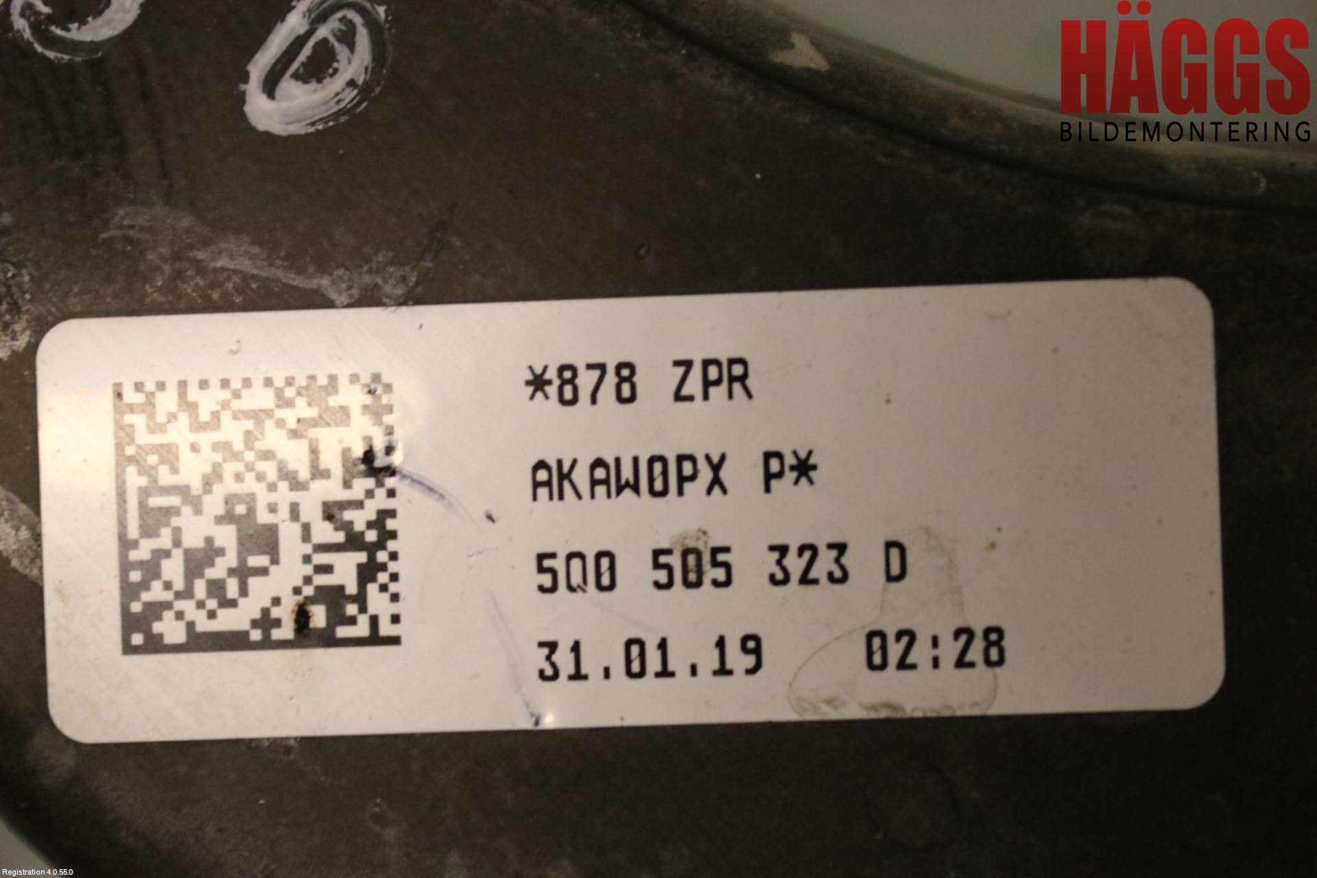 Audi Q3 F3 19- Bärarm Bak Höger