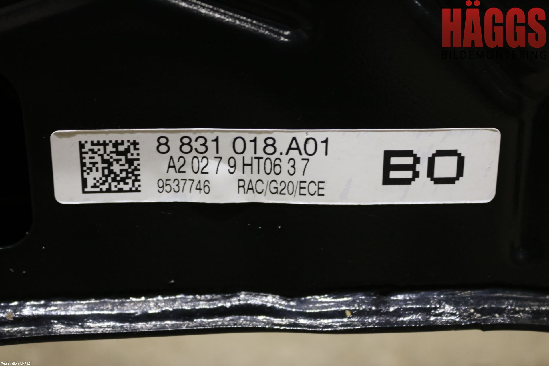 BMW 3 G20/G21/G80/G81 19- Bakaxelbalk