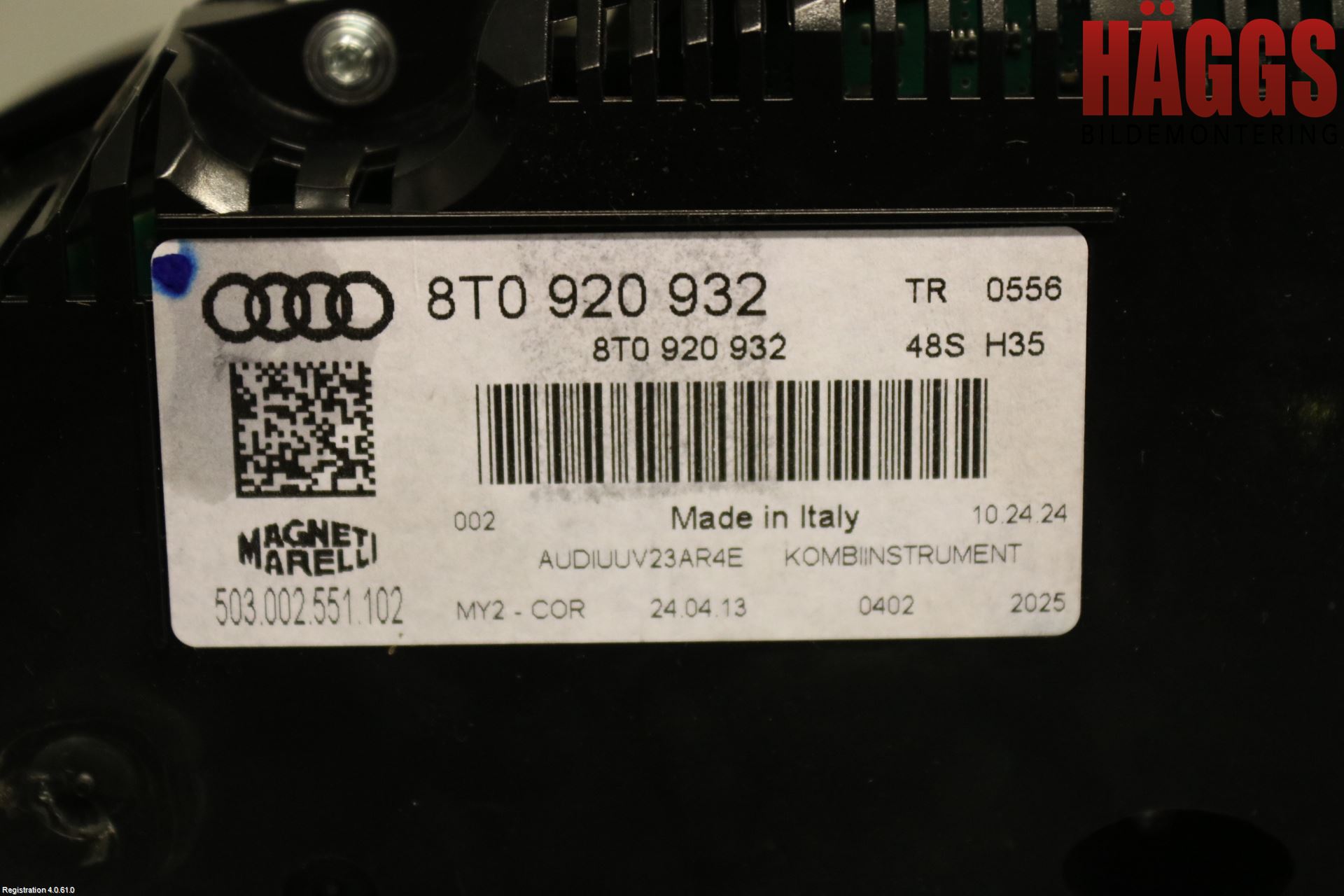 Audi A5 07-16 Instrument Komb