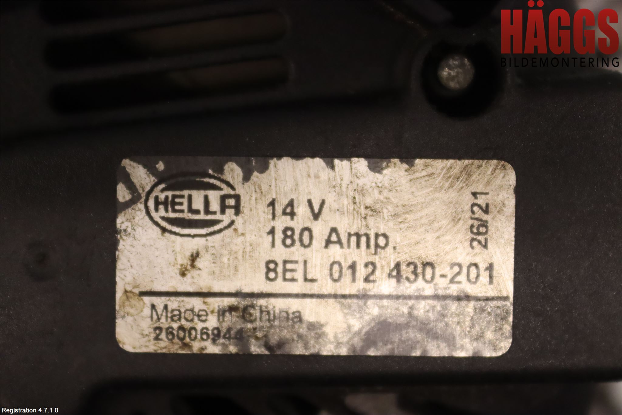Mercedes-Benz MB SPRINTER (W906) 06-18 Generator