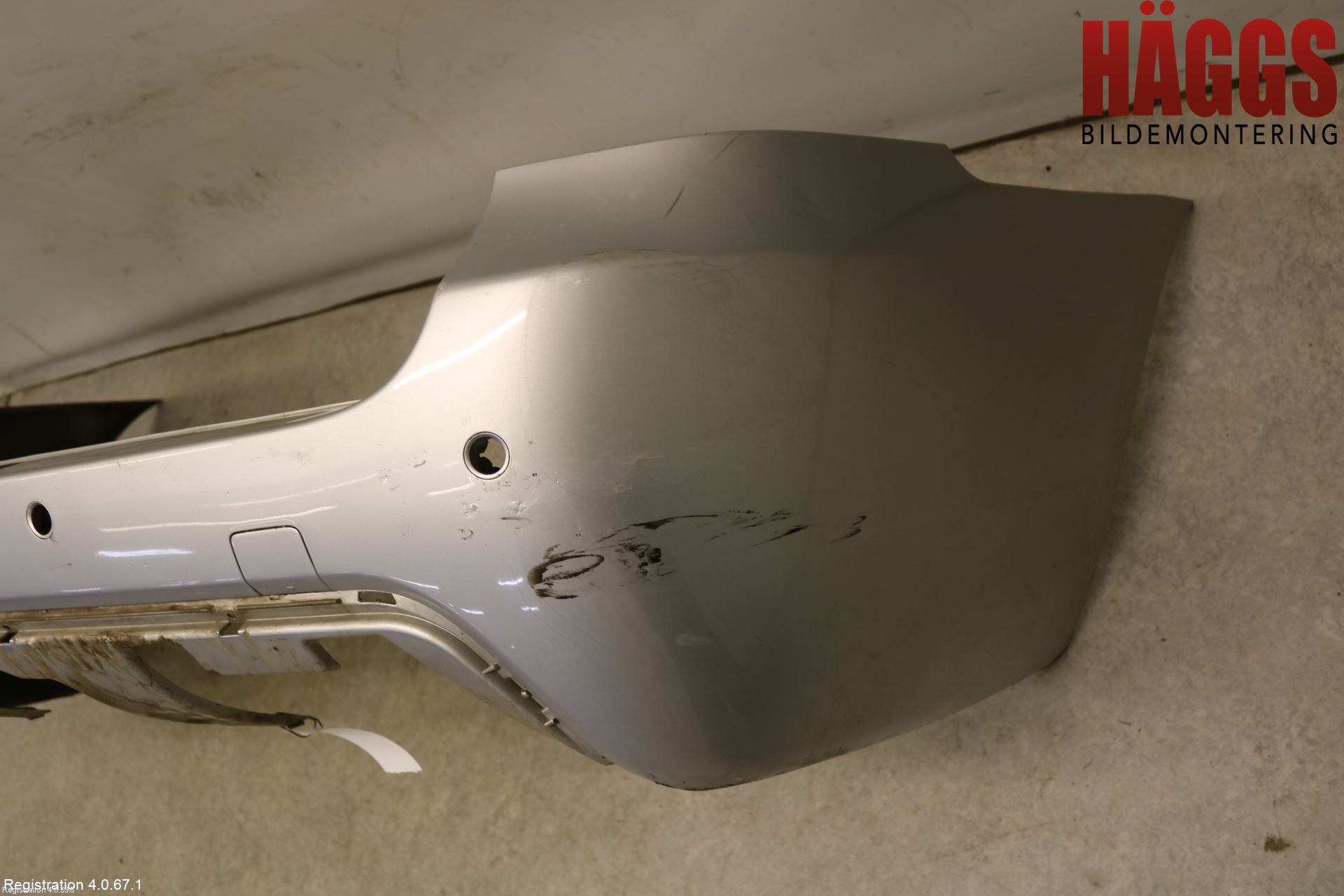 BMW 5 E60/61 Sed/Tou 02-10 Stötfångarbeklädnad Bak