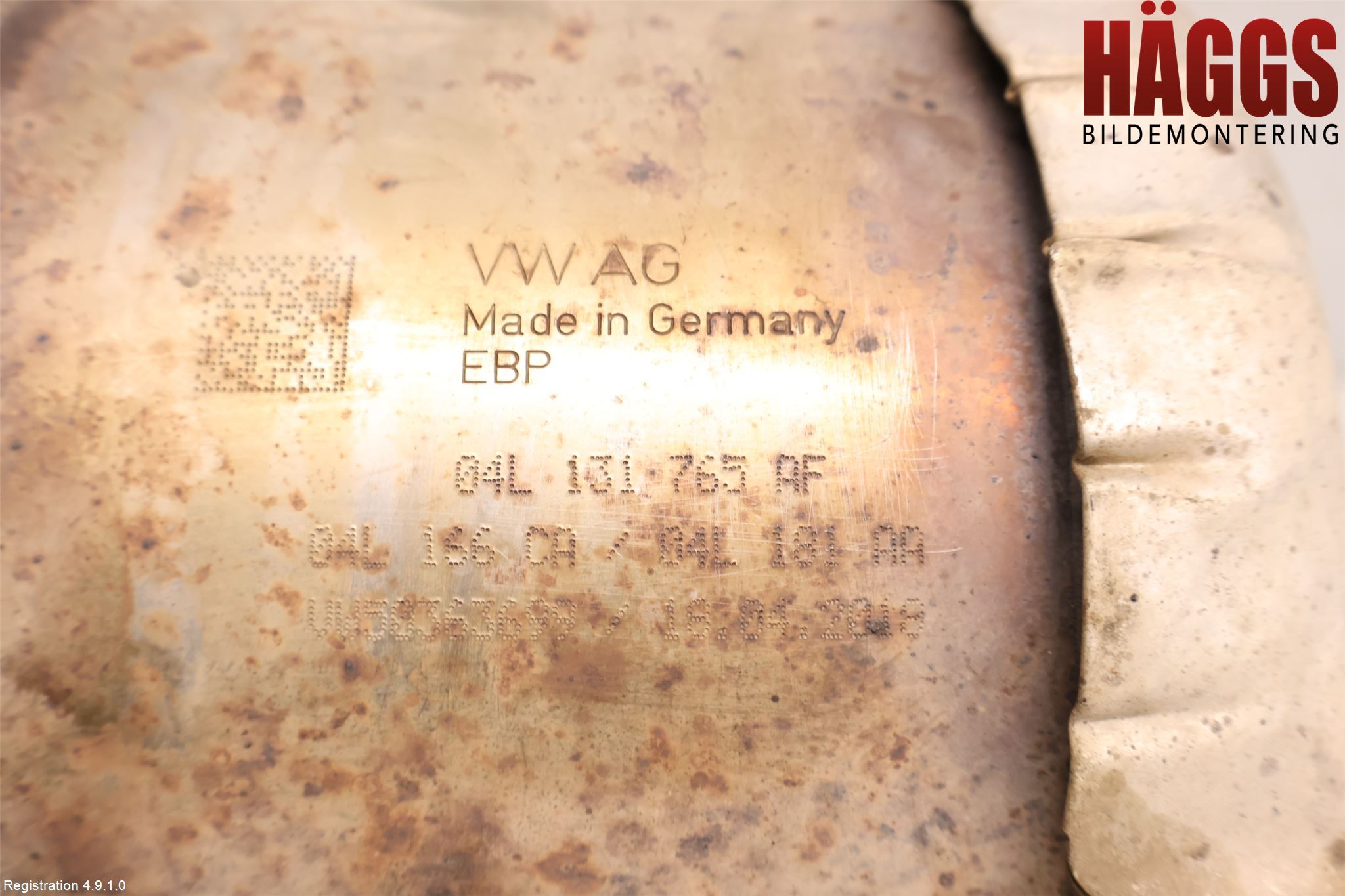 Volkswagen VW CADDY 16-20 Avgas Partikelfilter