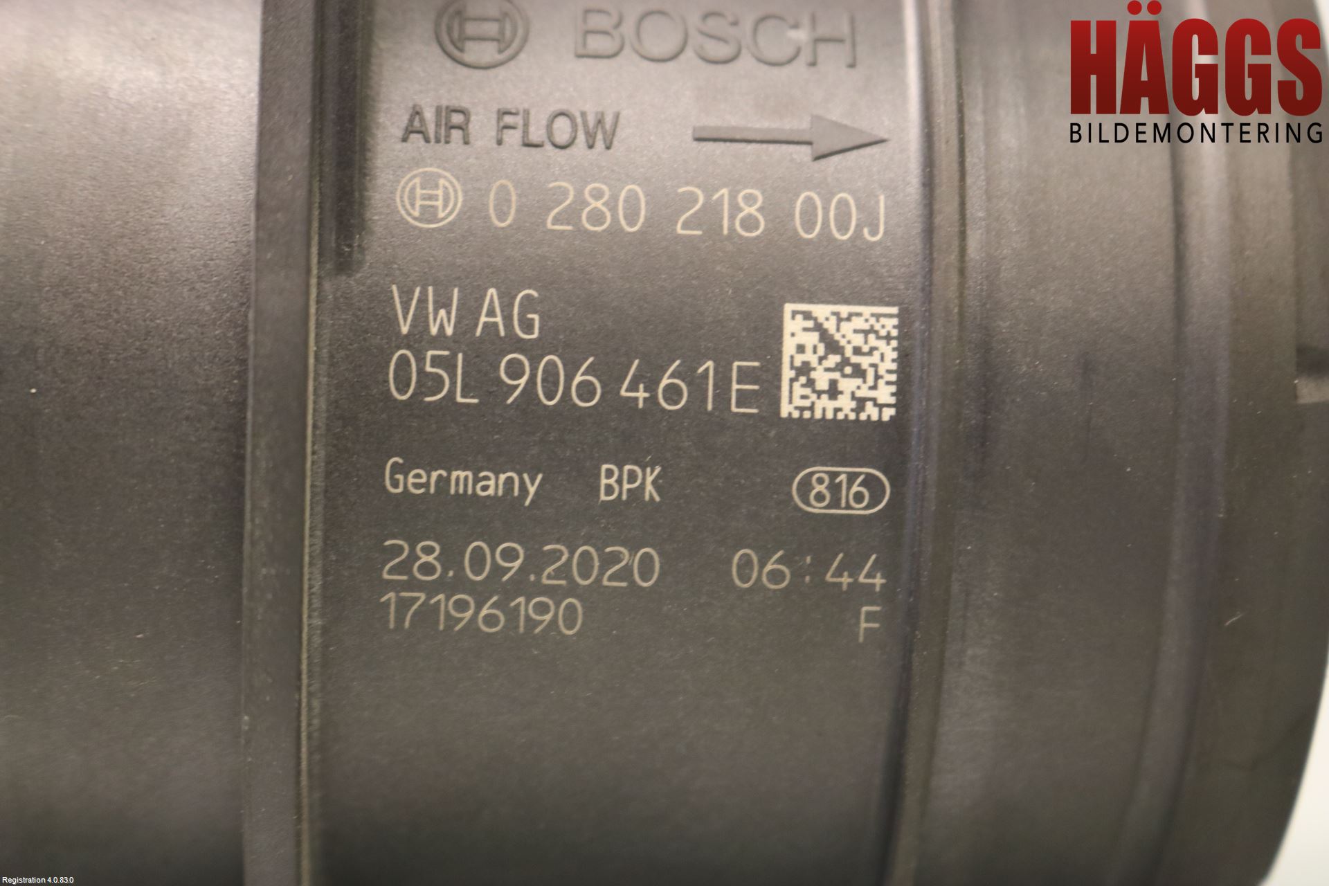 Volkswagen VW PASSAT 20-24 Injluftmassamätare