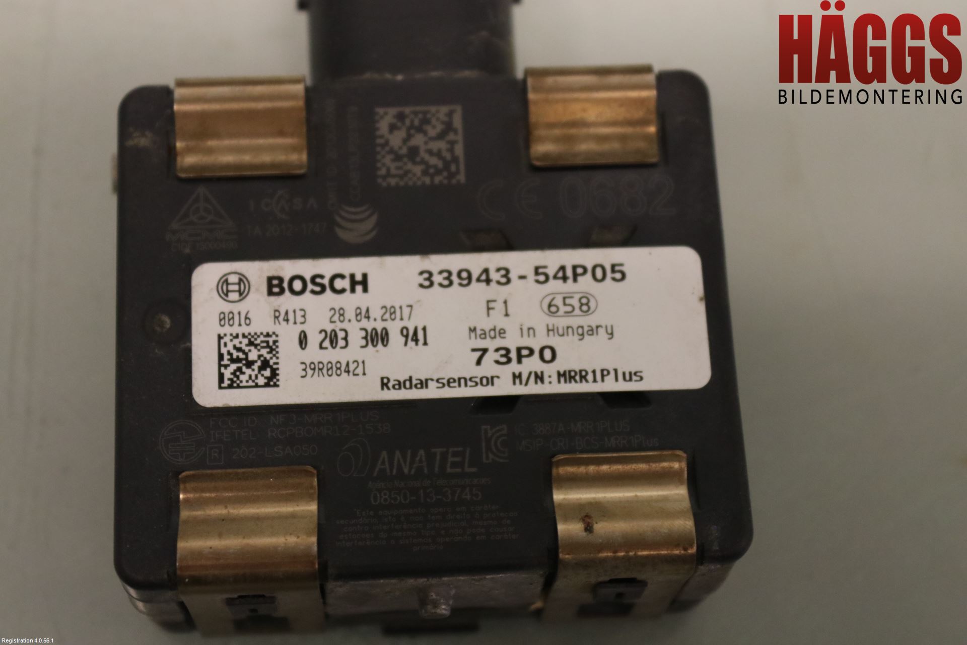 Suzuki VITARA 15- Sensor Aktivt Kollisionsskydd